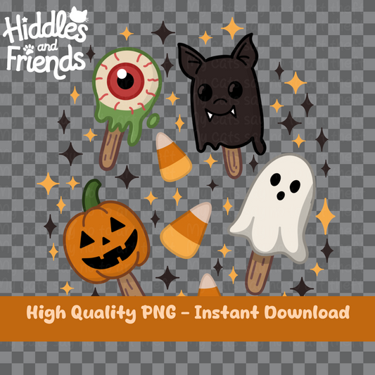 Summerween Popsicle Digital Sticker