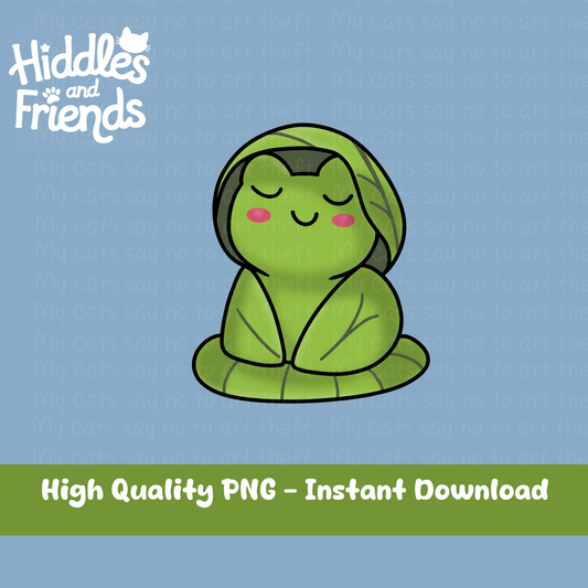 Meditating Frog Digital Sticker