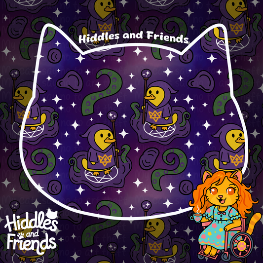 Eldritch Cultist Ducks Seamless Pattern