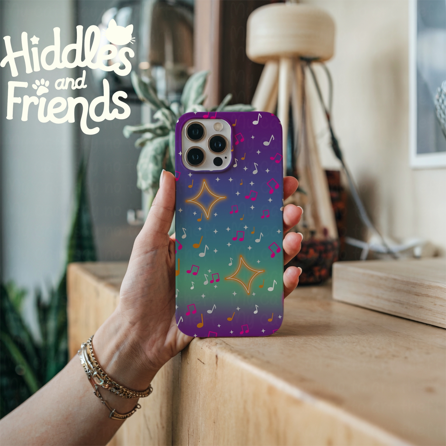 Disco Music Notes Seamless File