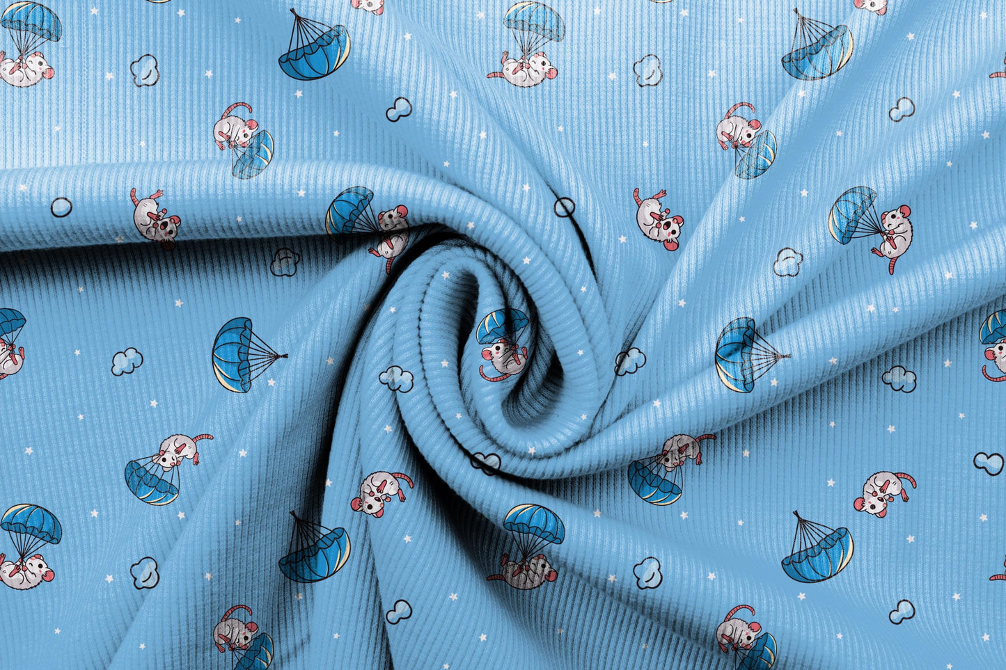 Rats Falling Seamless Pattern