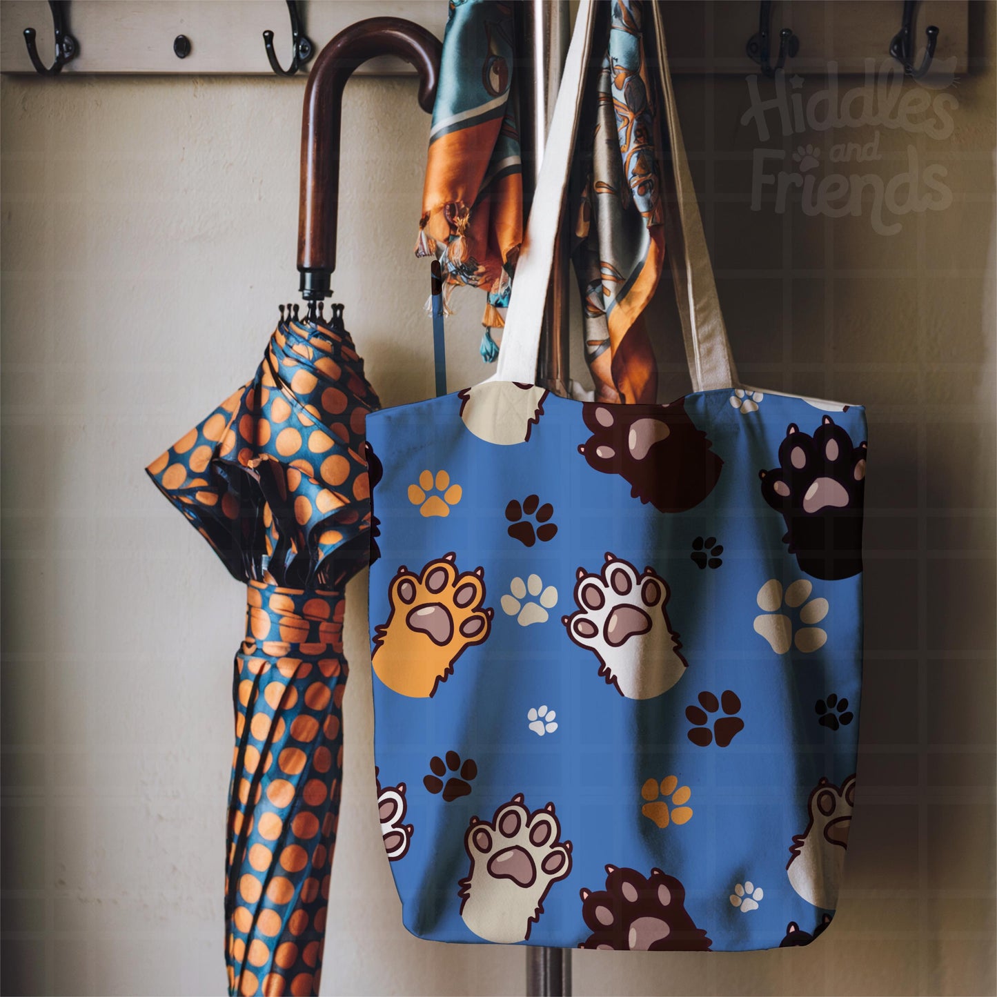 Cat Paws Seamless Pattern