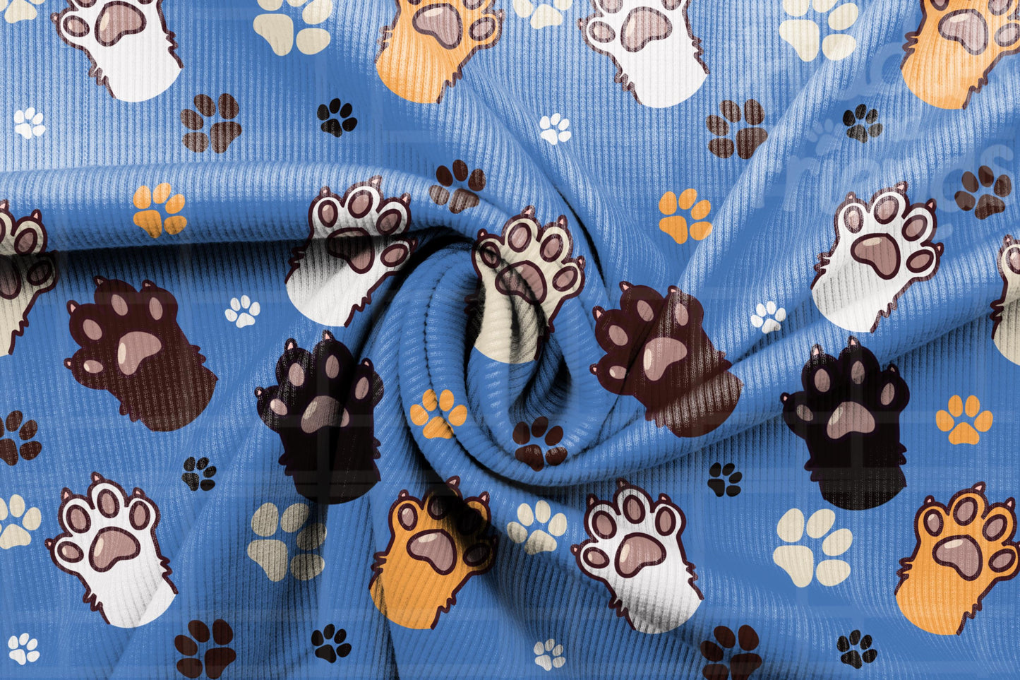 Cat Paws Seamless Pattern