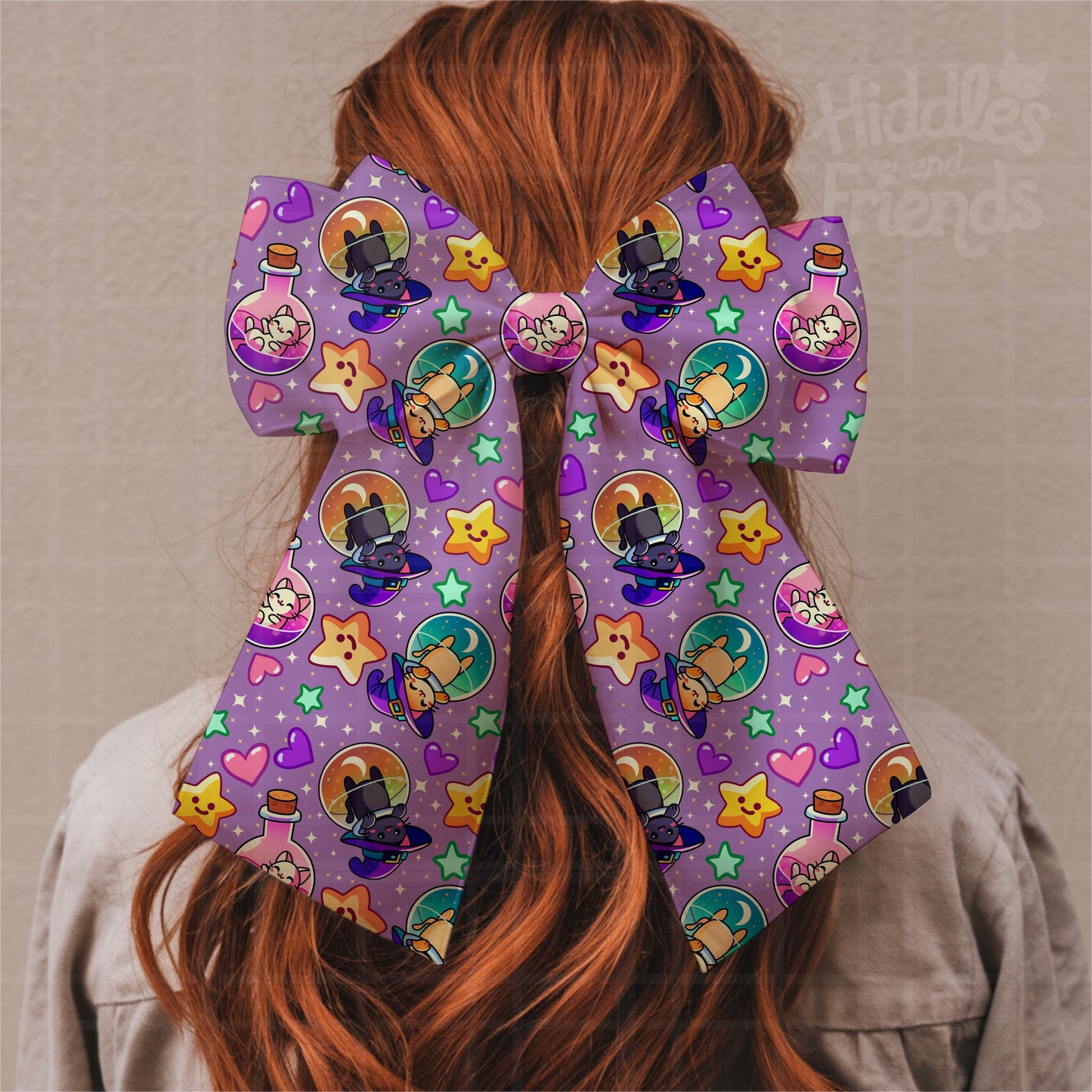 Potion Cats Seamless Pattern