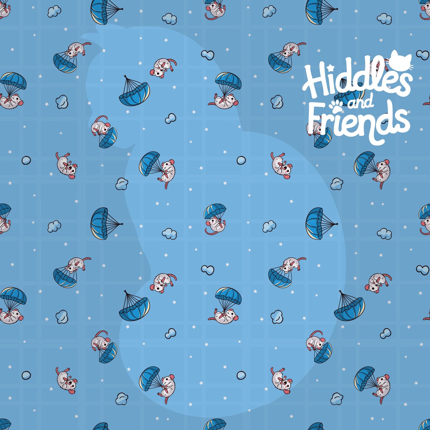 Rats Falling Seamless Pattern