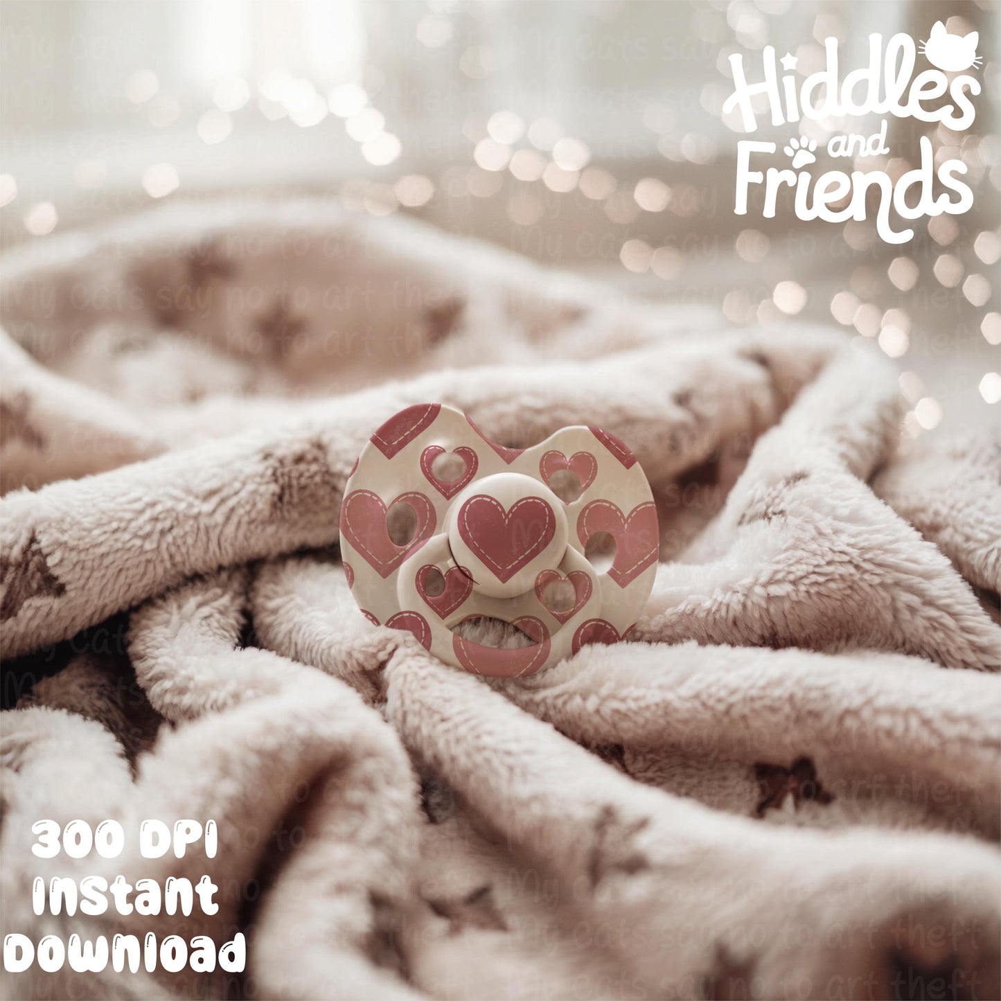 Baby Pacifier Editable Procreate Mockup