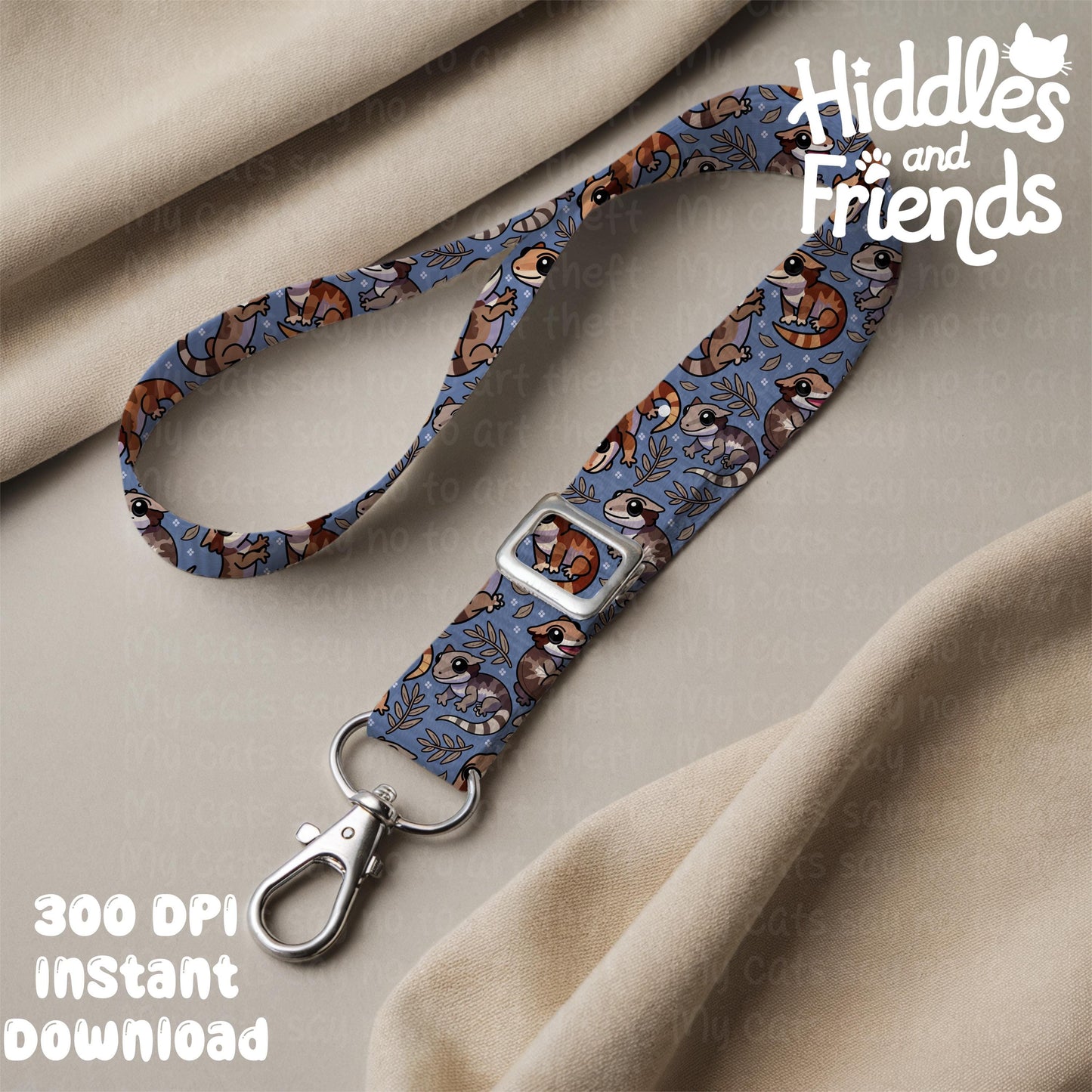 Lanyard Editable Procreate Mockup