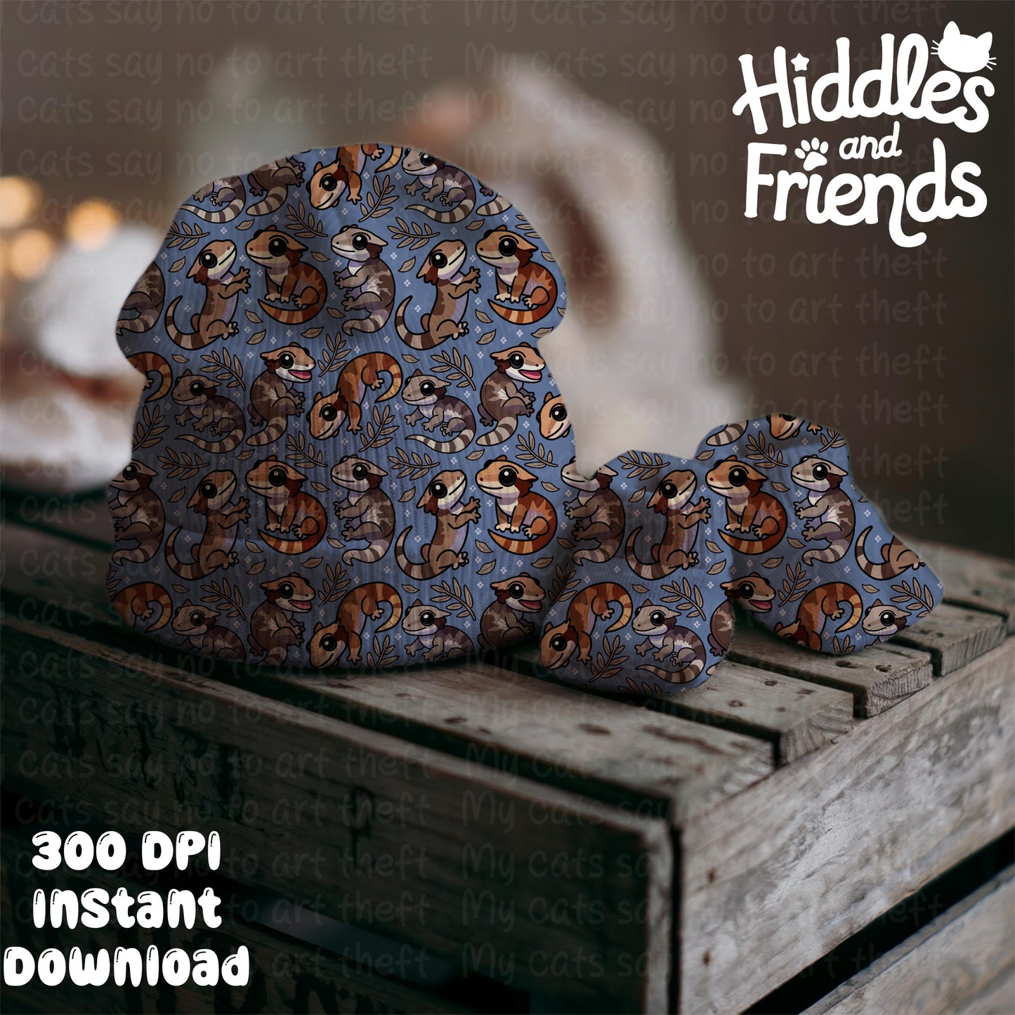 Baby Hat and Booties Editable Procreate Mockup