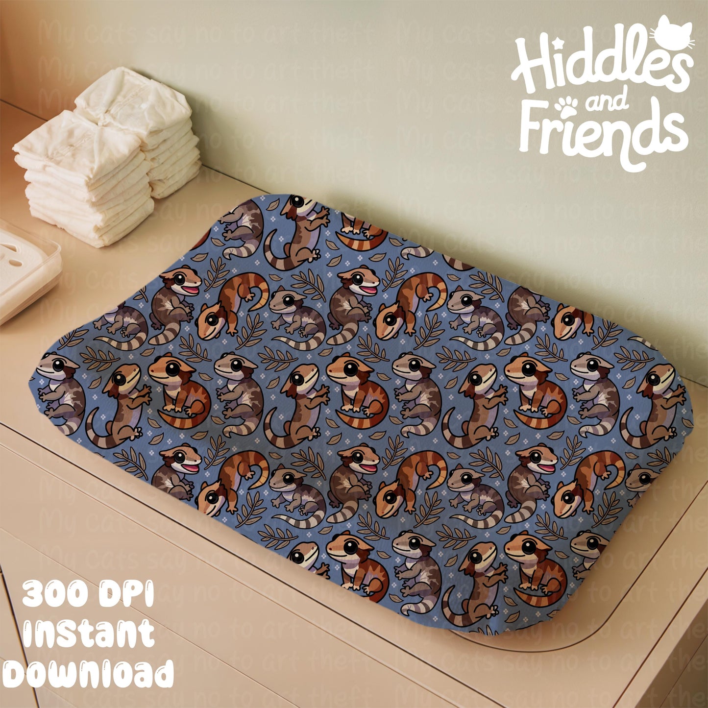 Baby Changing Pad Mockup for Procreate