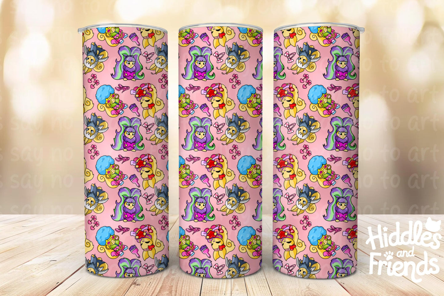 Nostalgia Usuki Dolls Seamless Pattern