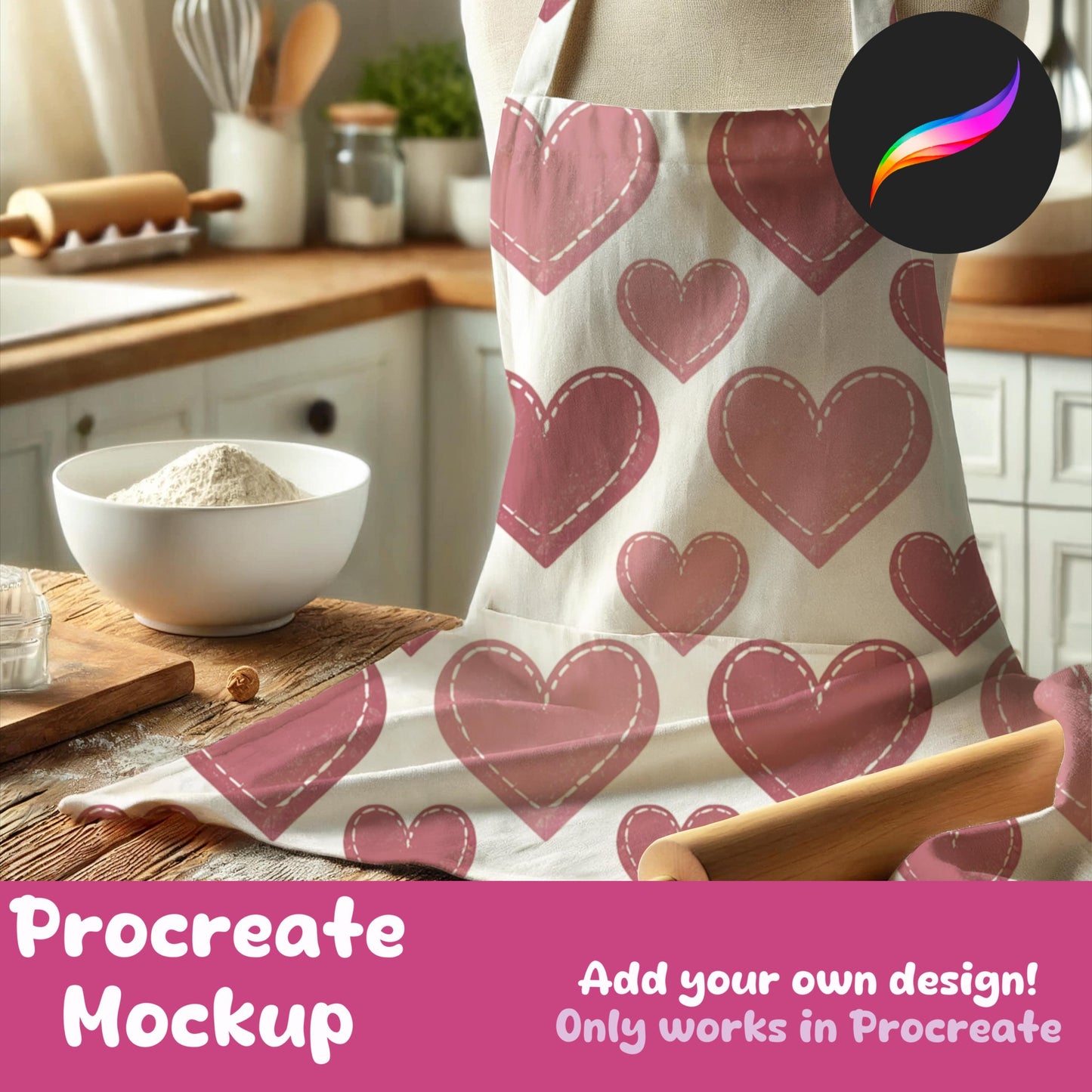Apron Mockup for Procreate