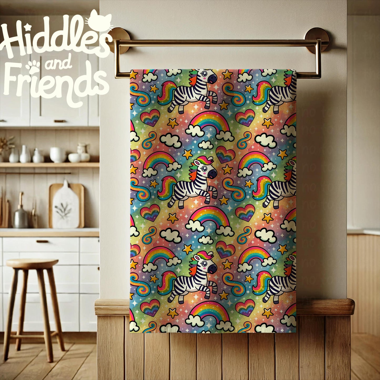 Tea Towel Mockup for Procreate