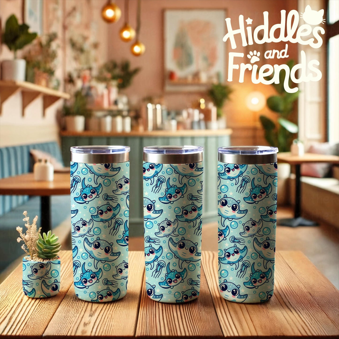 Manta Ray Seamless Pattern