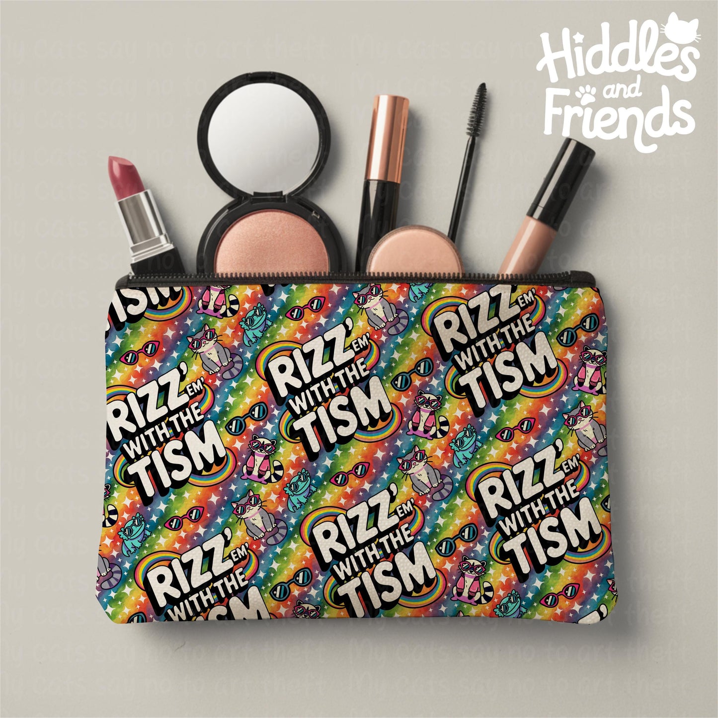 Rizz 'Em With The Tism Seamless Pattern