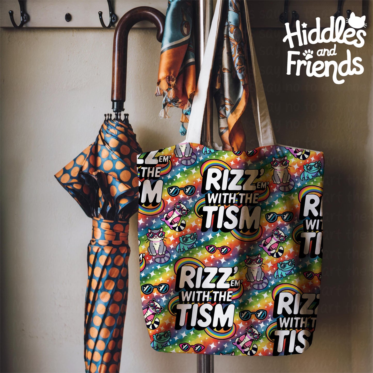 Rizz 'Em With The Tism Seamless Pattern