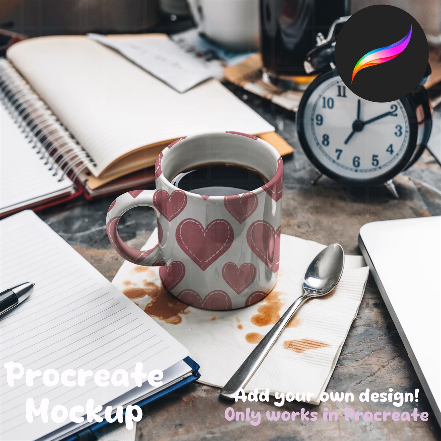 Coffee Cup Mockup for Procreate