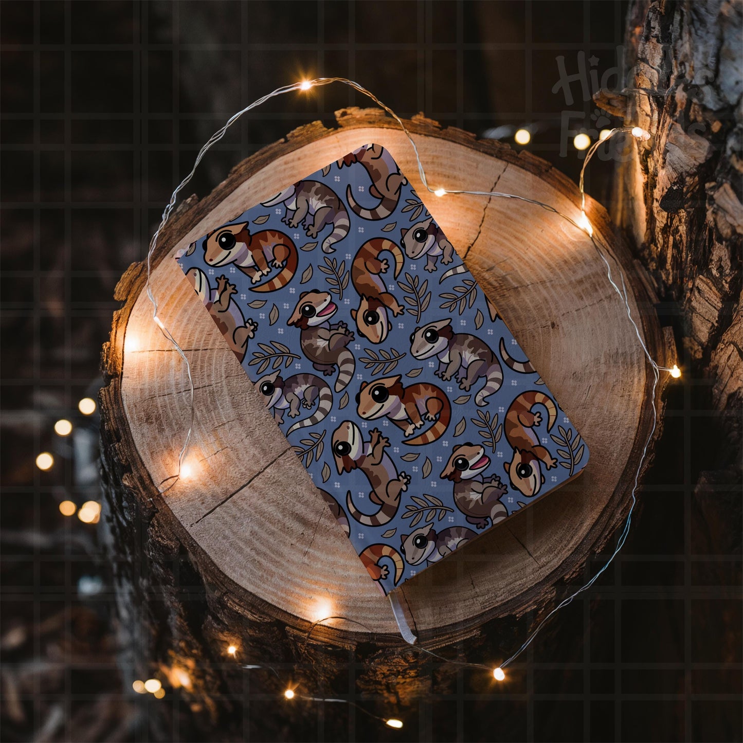 Gargoyle Geckos Seamless Pattern