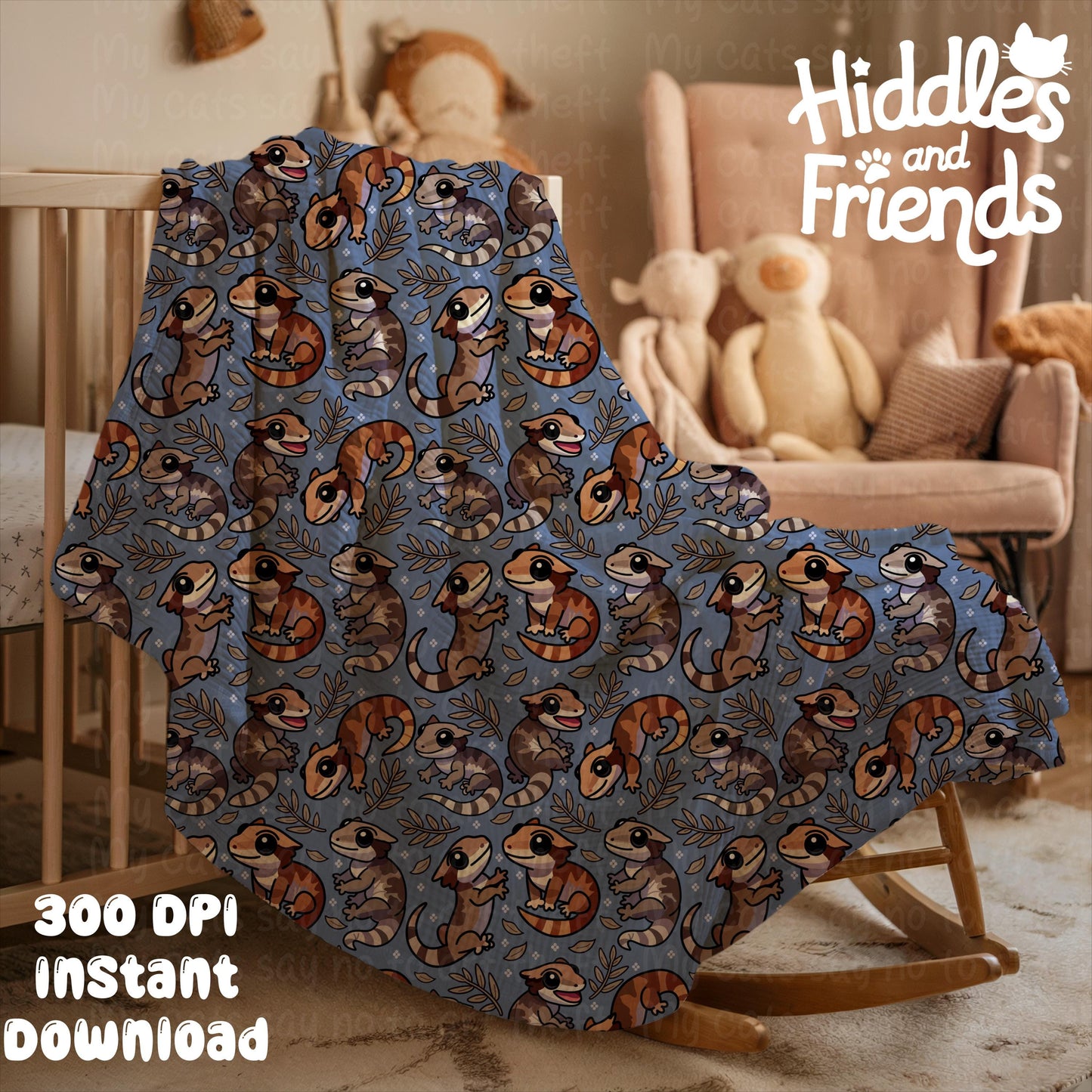 Nursery Blanket Mockup for Procreate