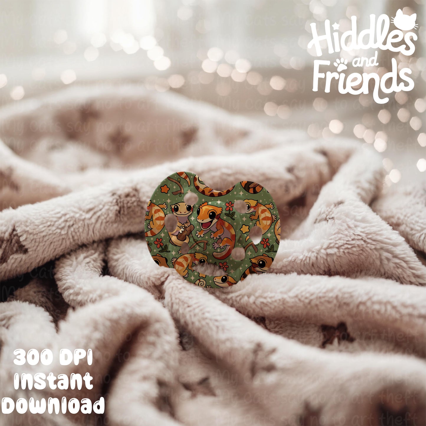 Baby Pacifier Editable Procreate Mockup