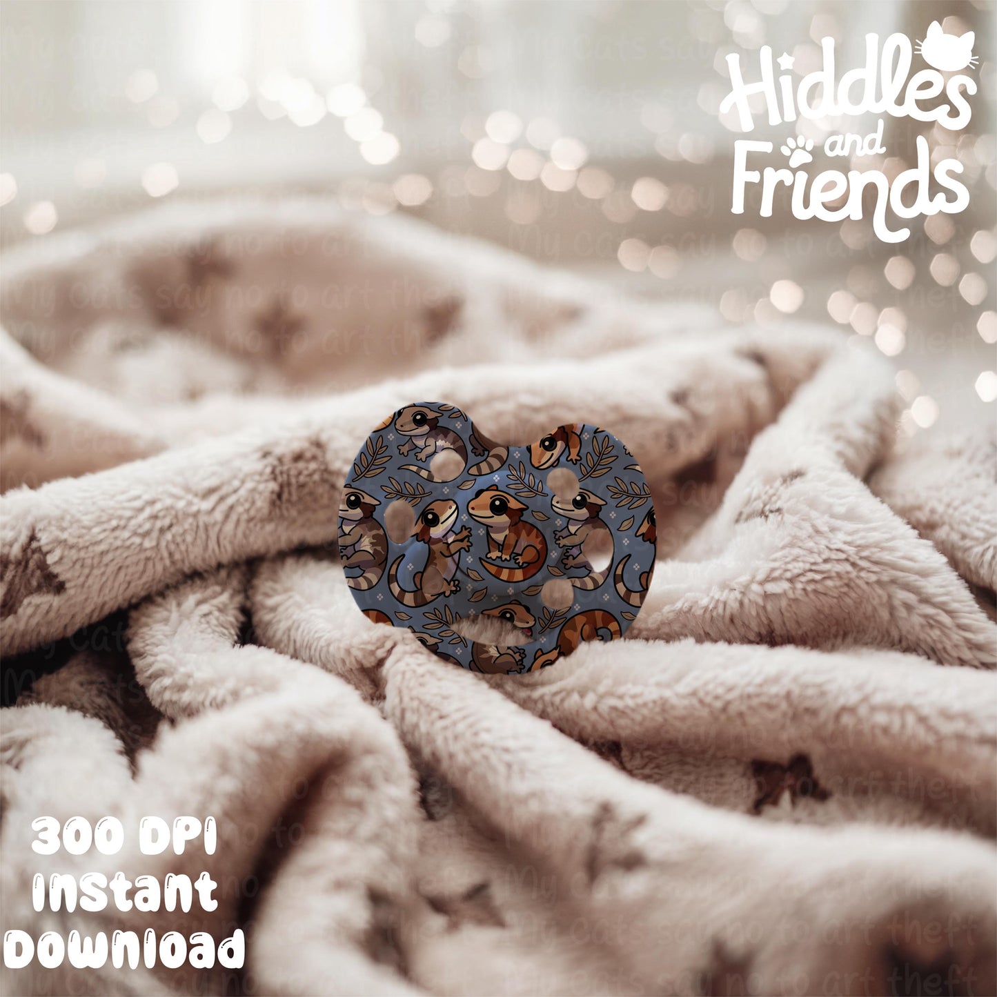 Baby Pacifier Editable Procreate Mockup