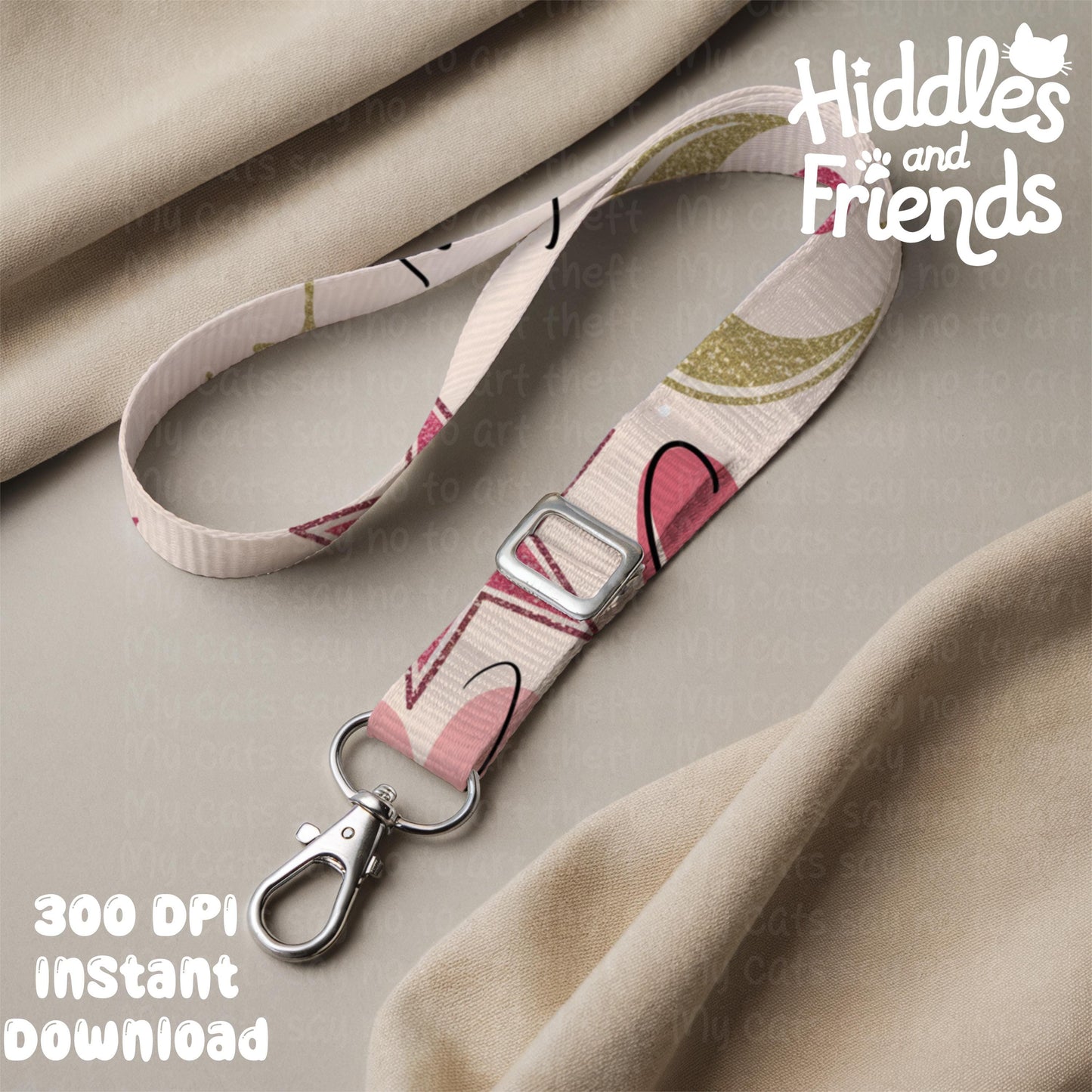 Lanyard Editable Procreate Mockup