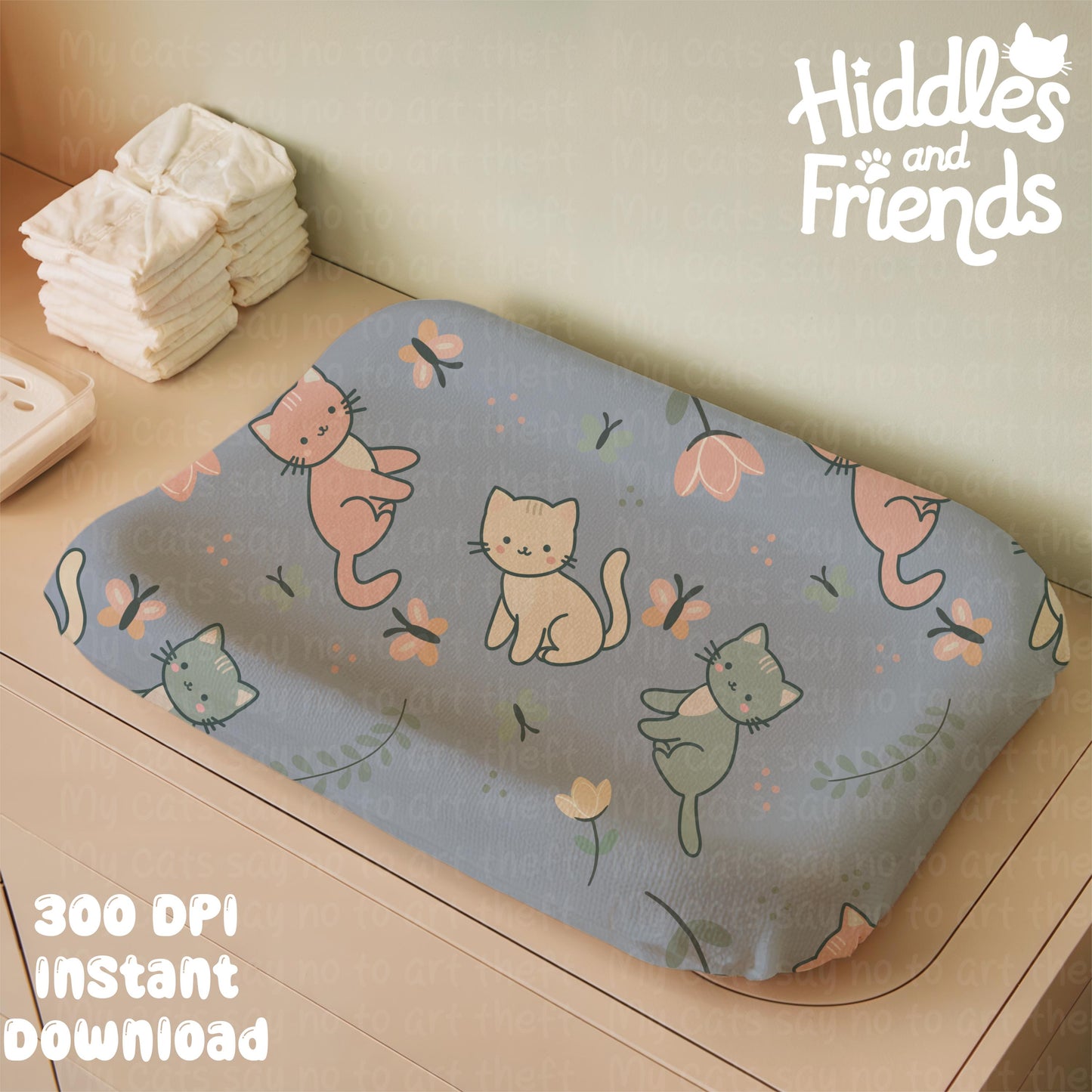 Baby Changing Pad Mockup for Procreate