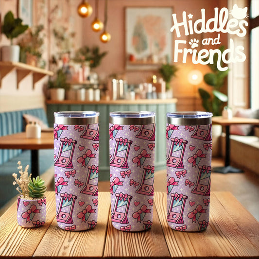 Pink Guillotine Seamless Pattern