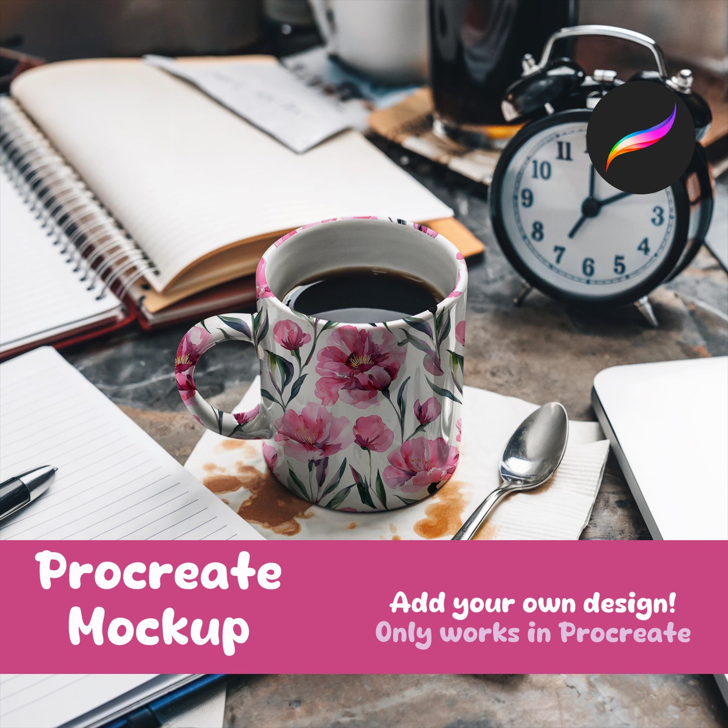 Coffee Cup Mockup for Procreate