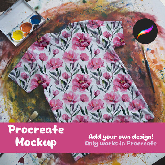 T-Shirt Mockup for Procreate