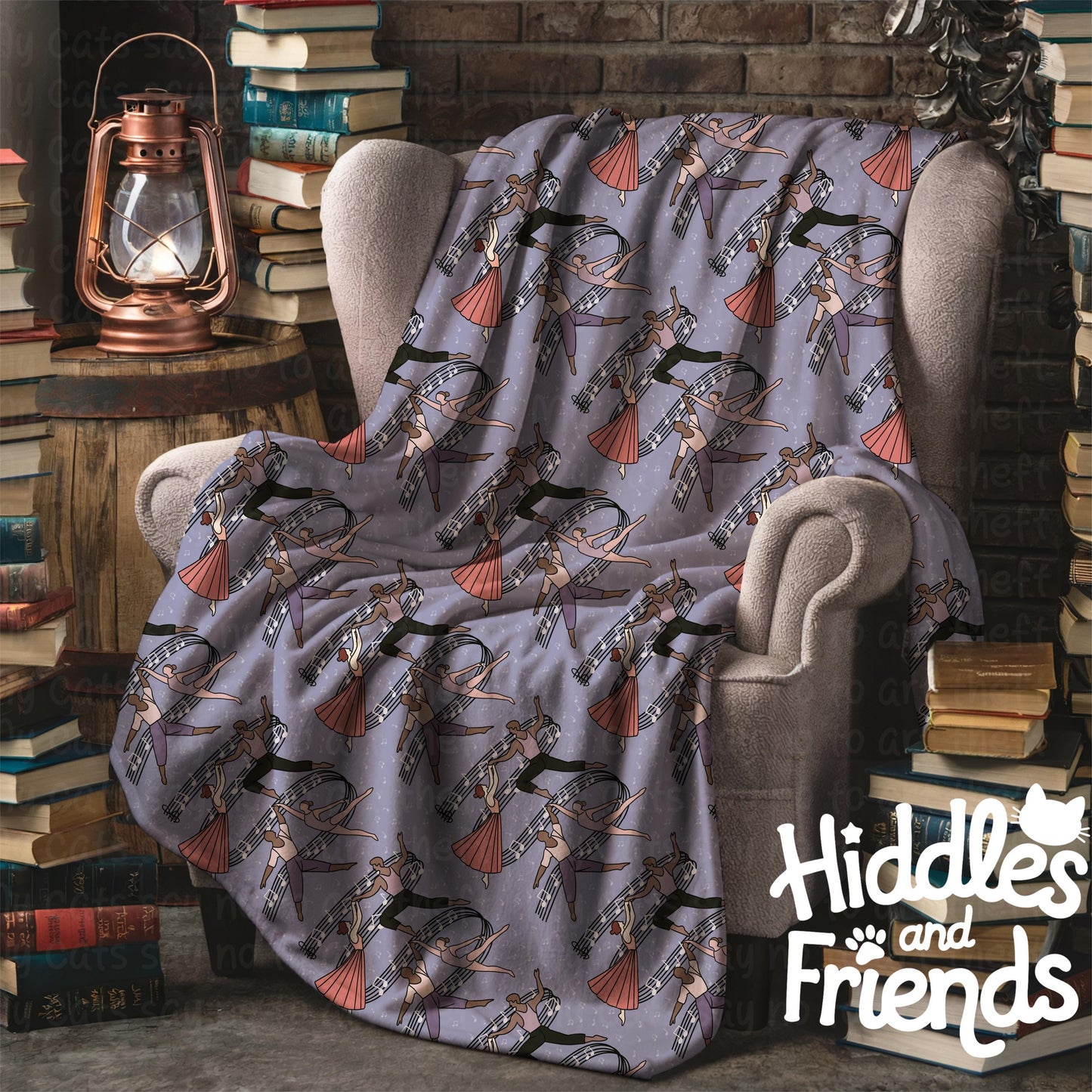 Dancing Partners Seamless Pattern