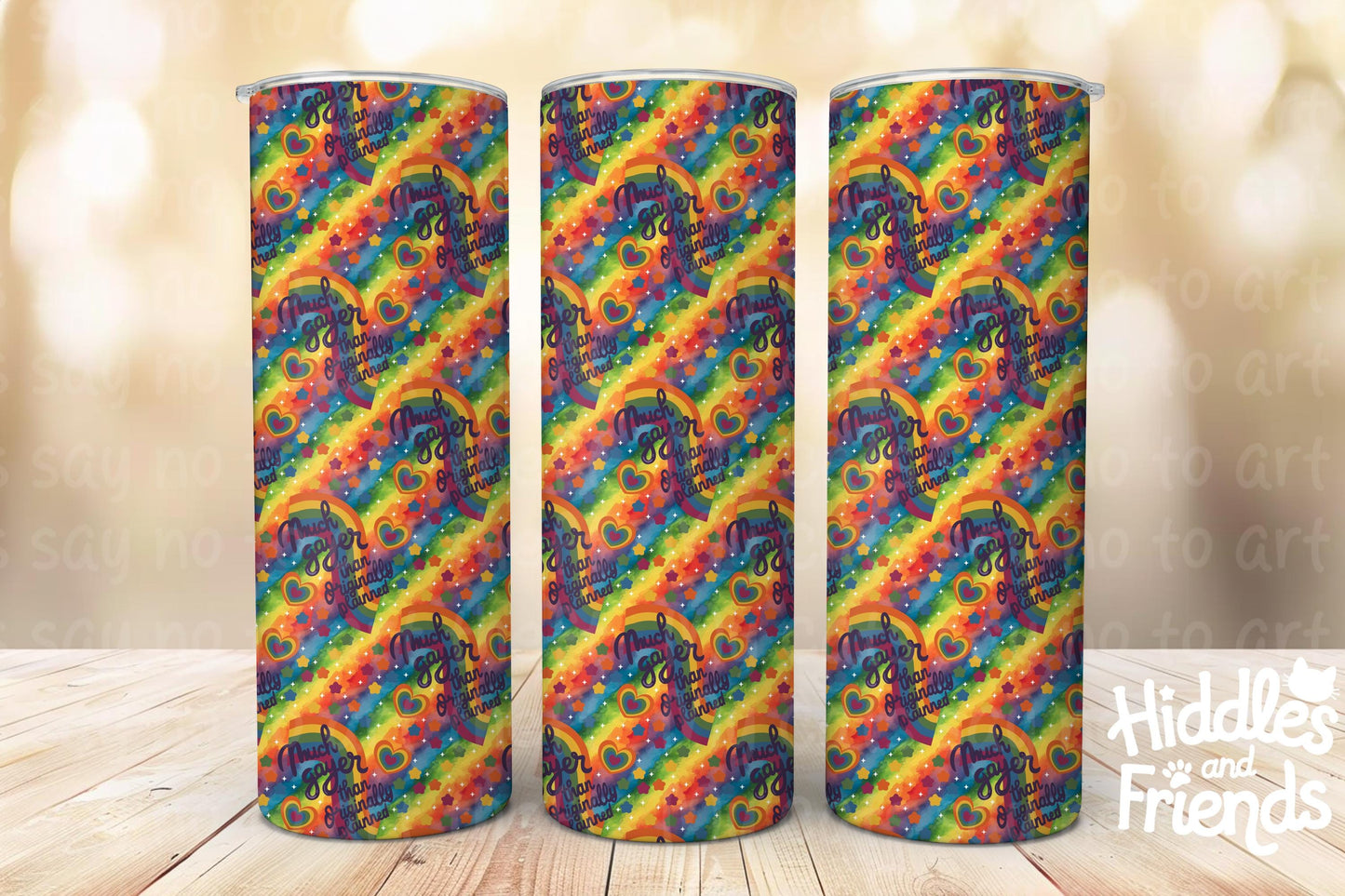 Much Gayer Than Originally Planned Seamless Pattern