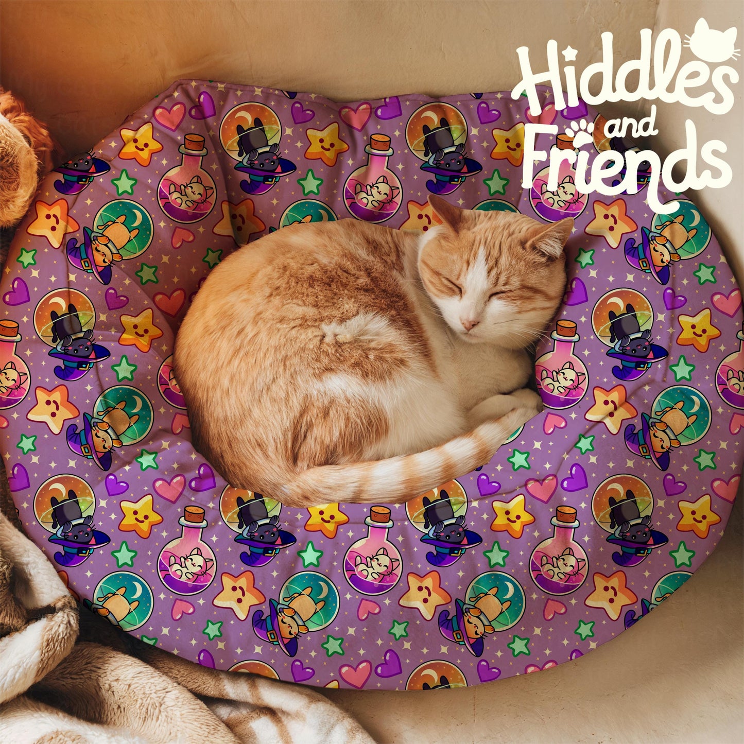 Cat Bed Editable Procreate Mockup
