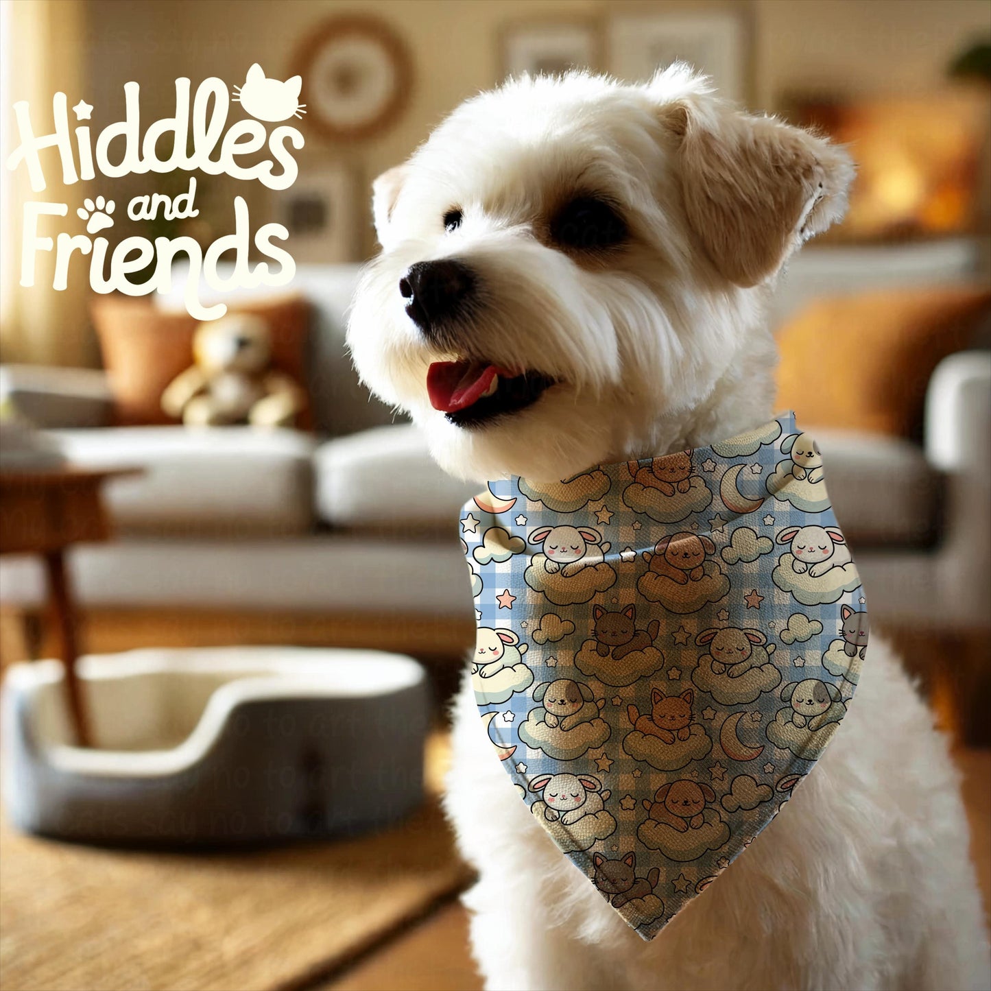 Dog Bandana Mockup for Procreate