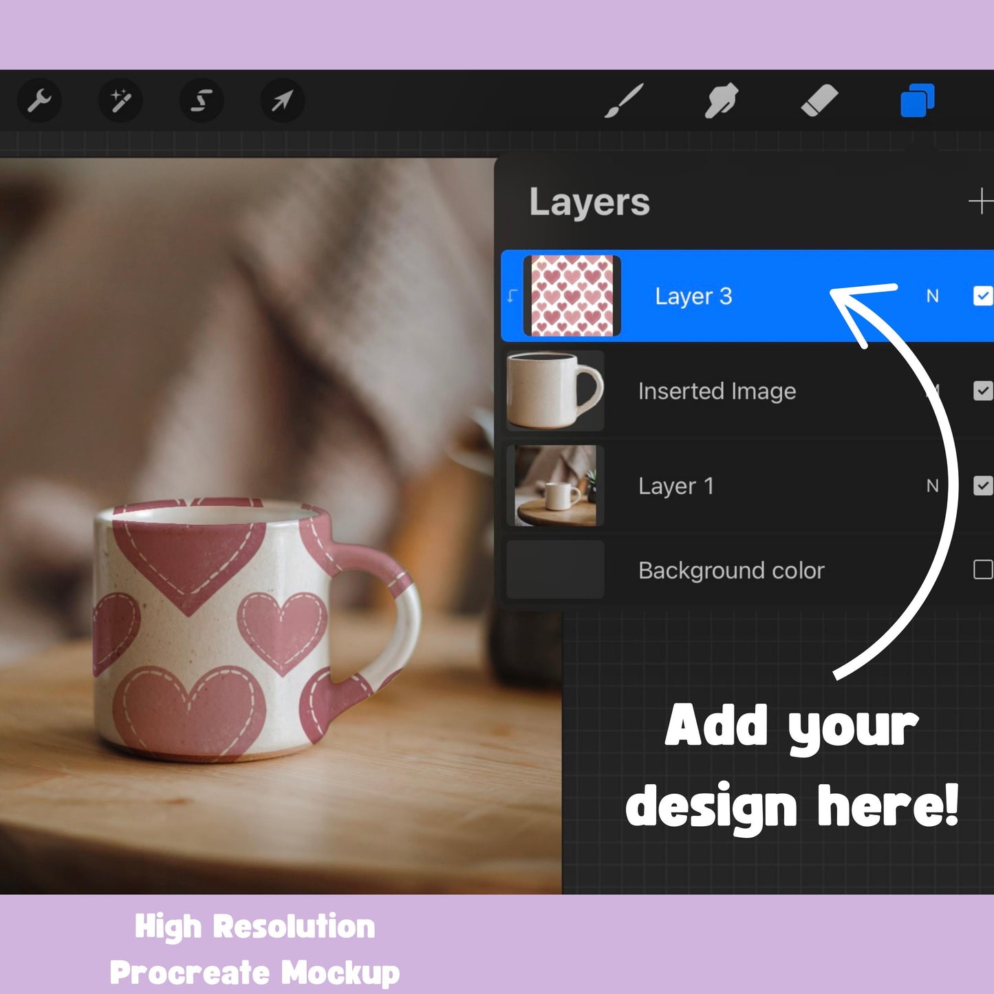 Coffee Cup Mockup for Procreate