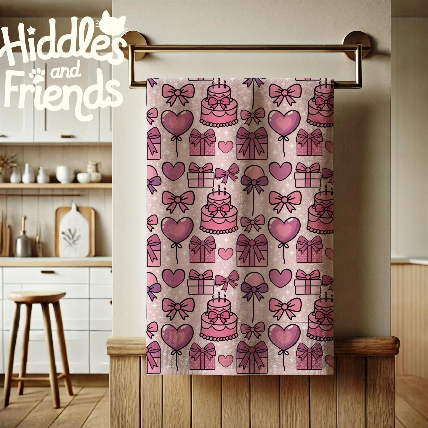 Tea Towel Mockup for Procreate