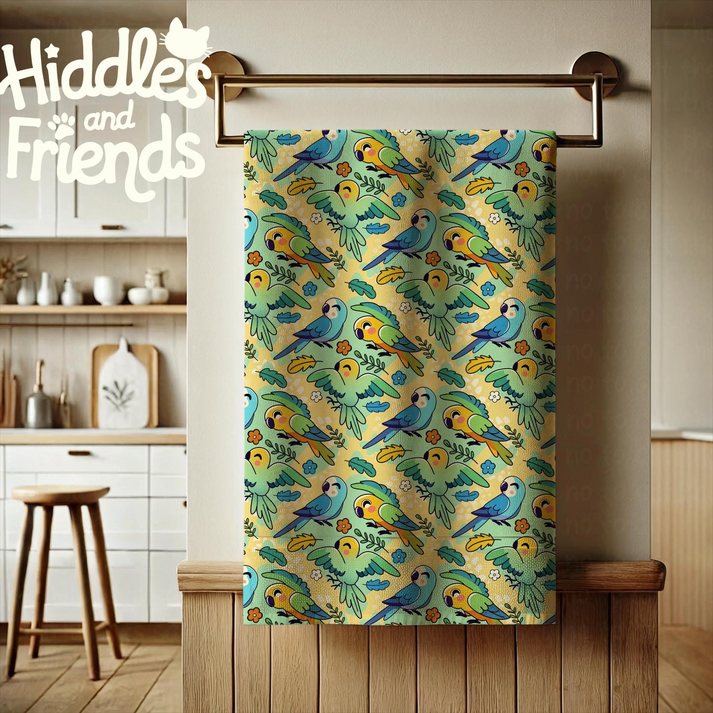 Tea Towel Mockup for Procreate