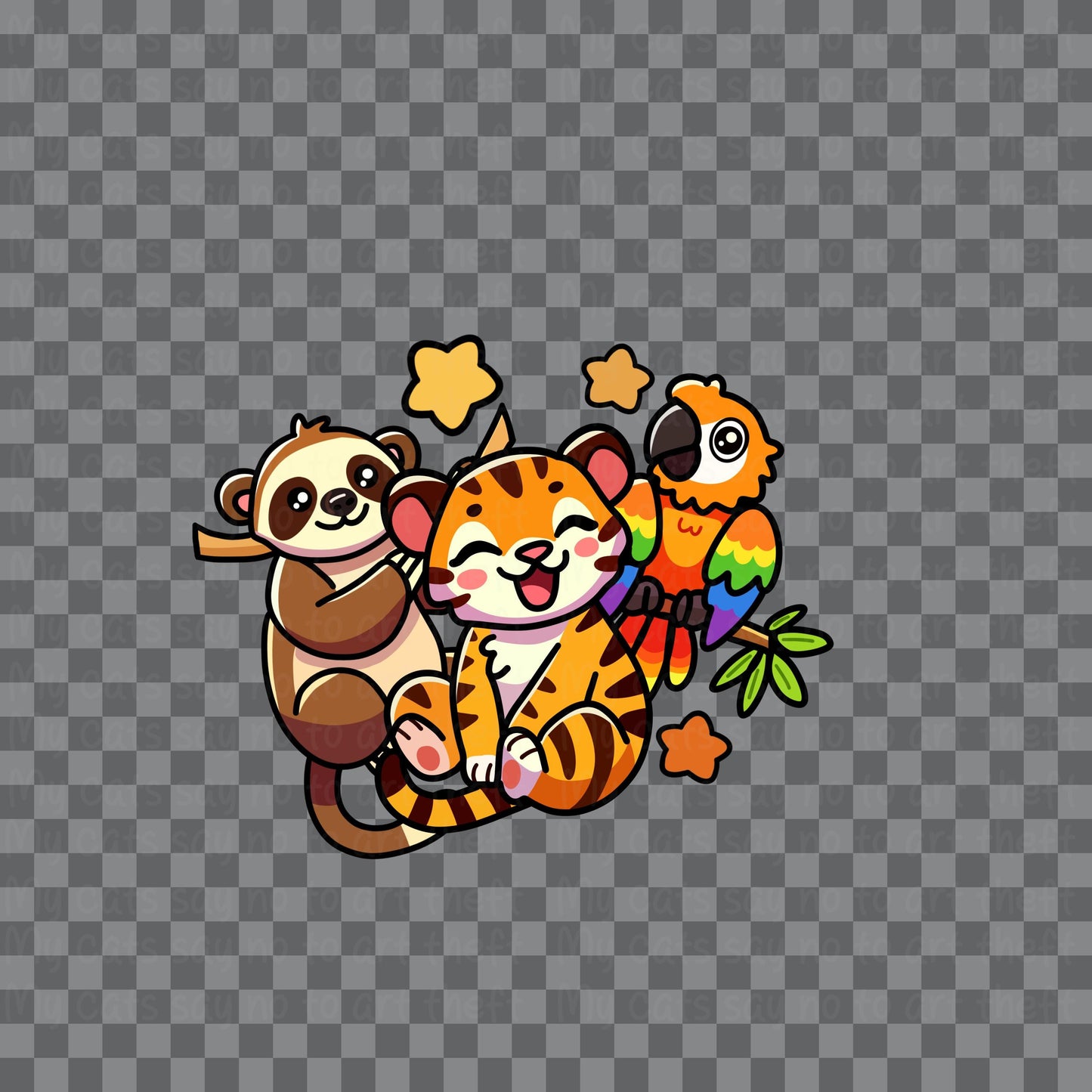 Jungle Friends PNG