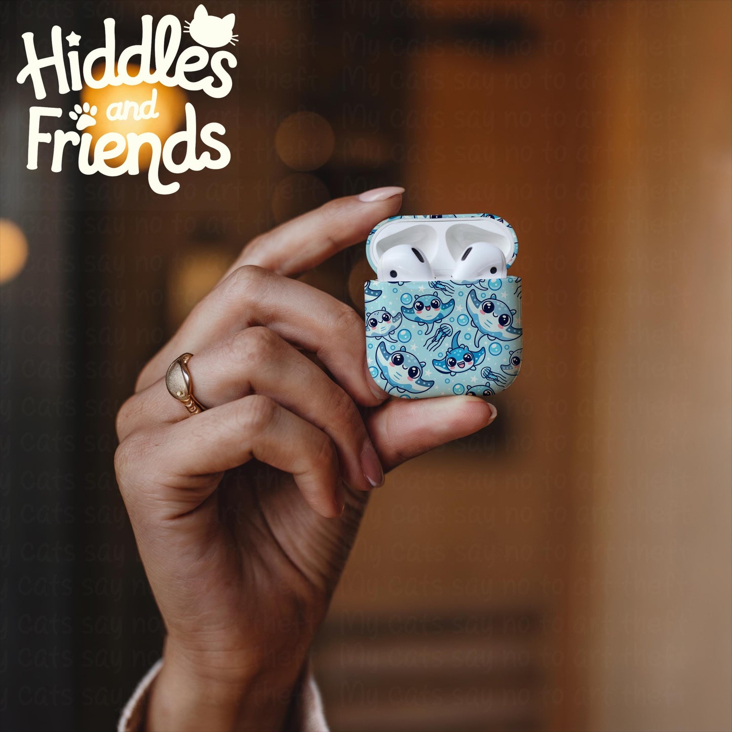 Manta Ray Seamless Pattern