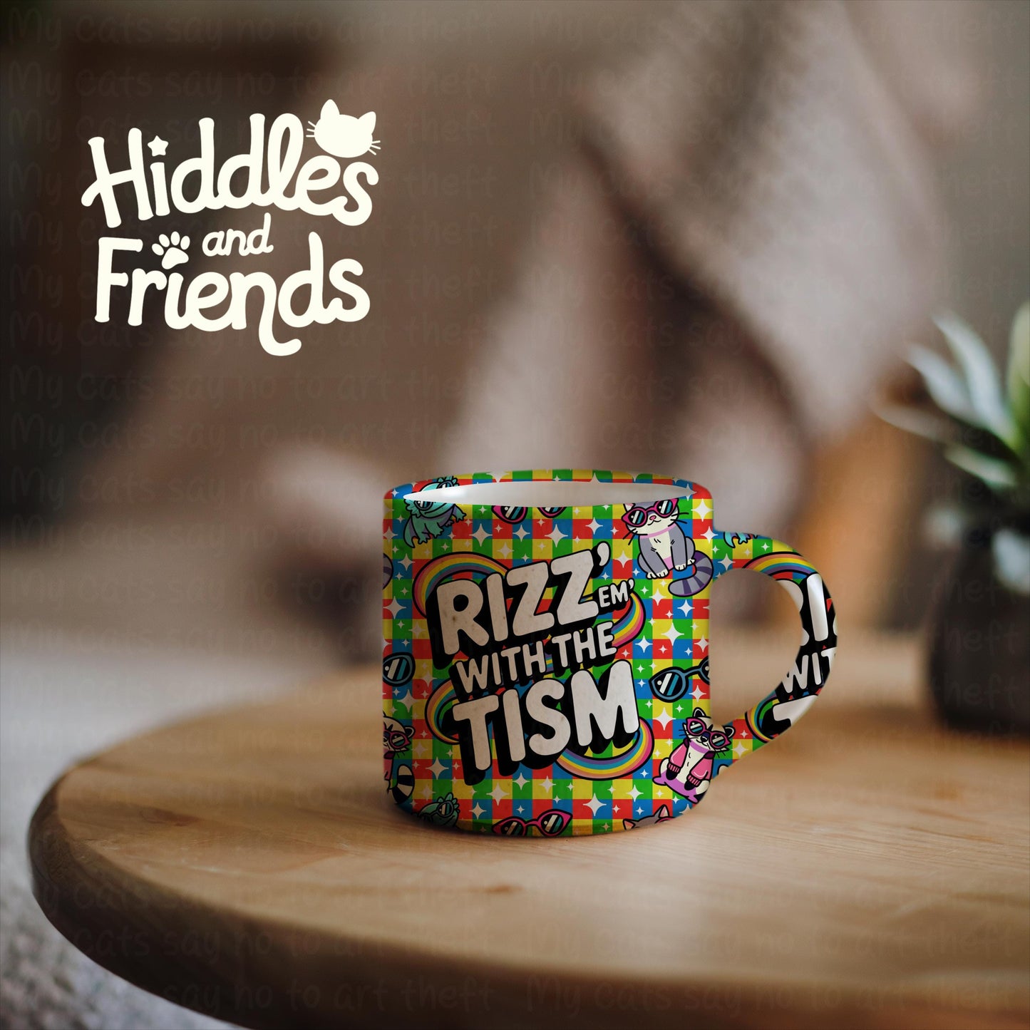 Rizz 'Em With The Tism Seamless Pattern