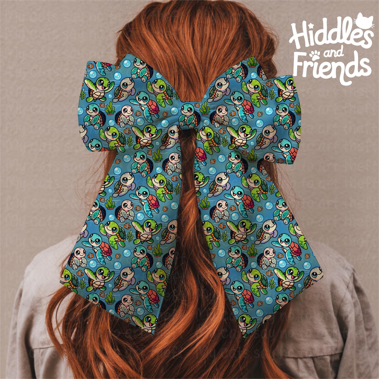 Sea Turtles & Ocean Friends Seamless Pattern