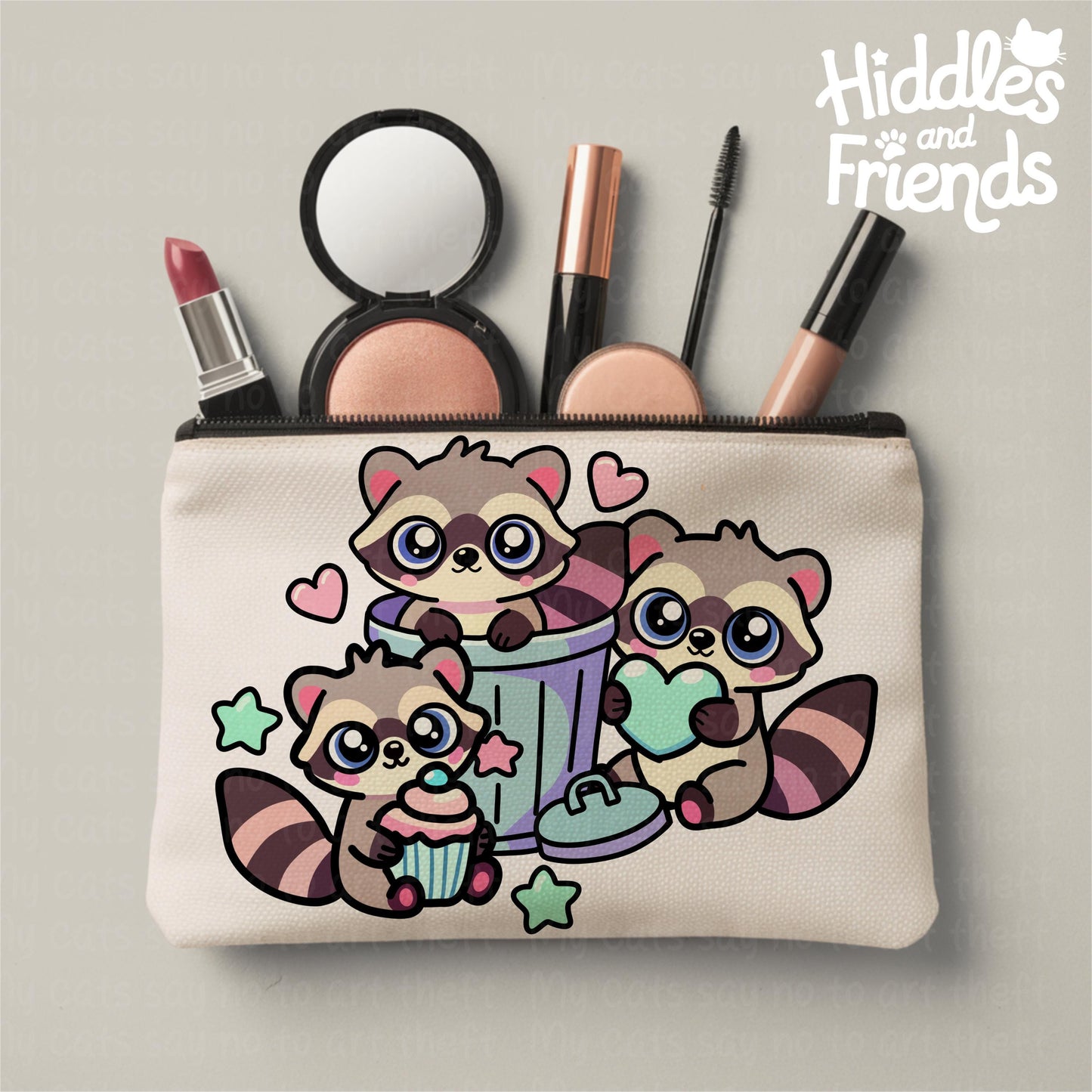 Kawaii Trash Panda Digital Sticker
