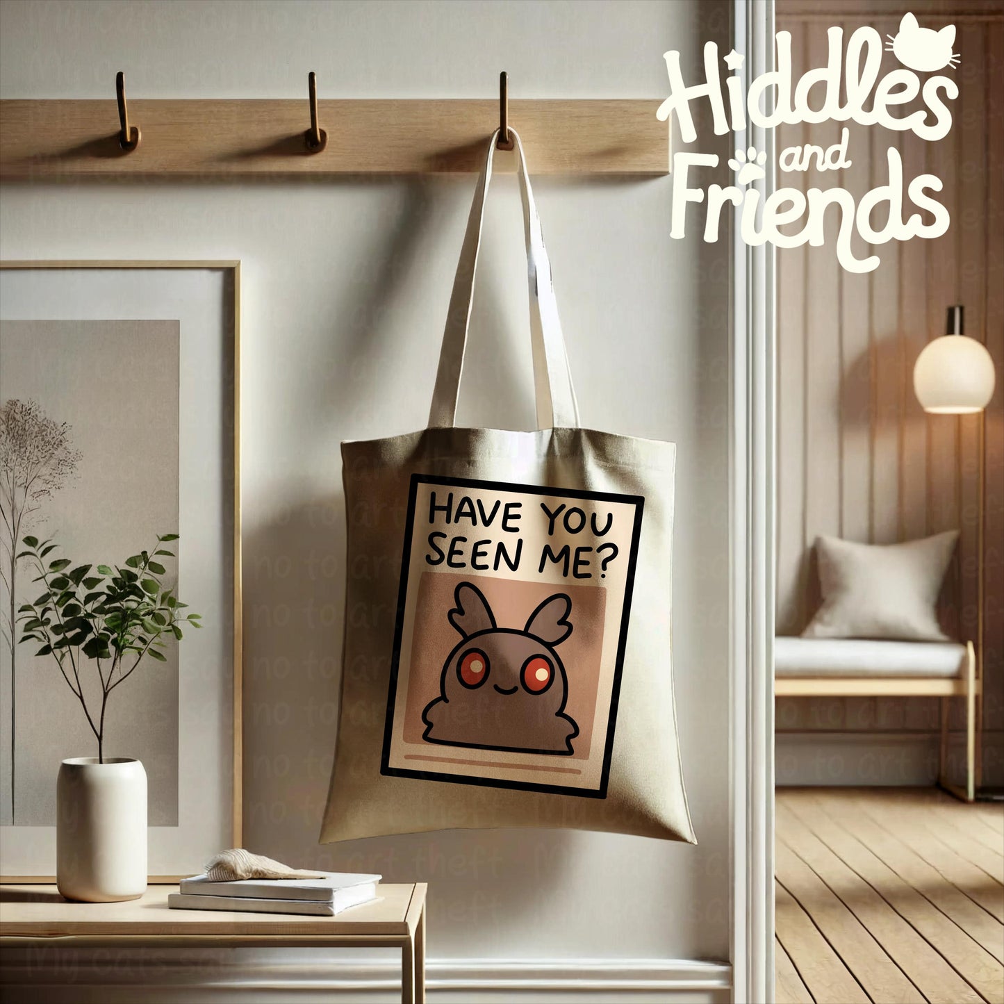 Have You Seen Me? Funny Mothman Digital Sticker