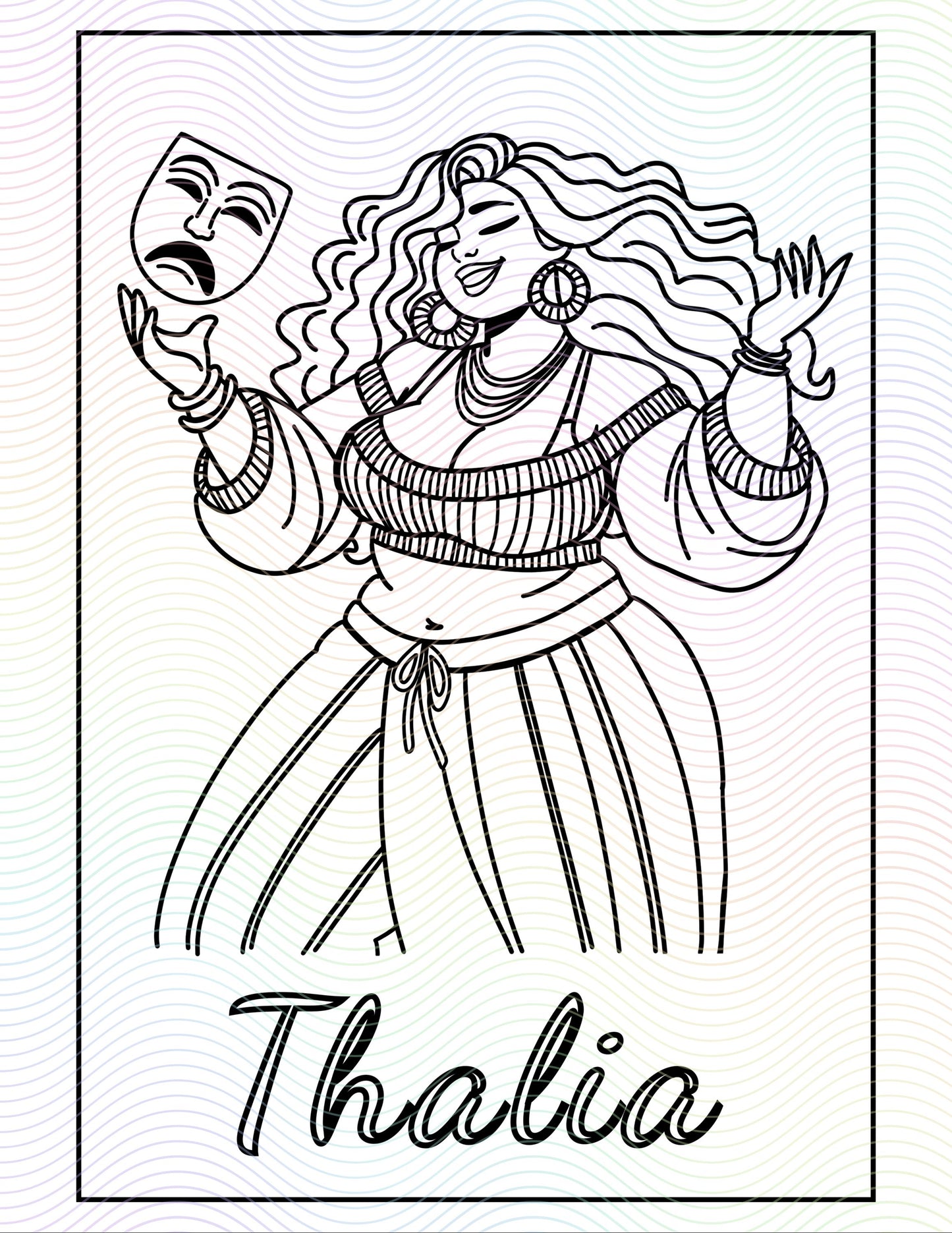 Myths Reimagined Coloring Book