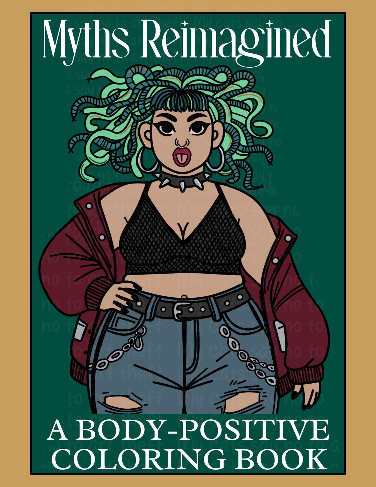 Myths Reimagined Coloring Book