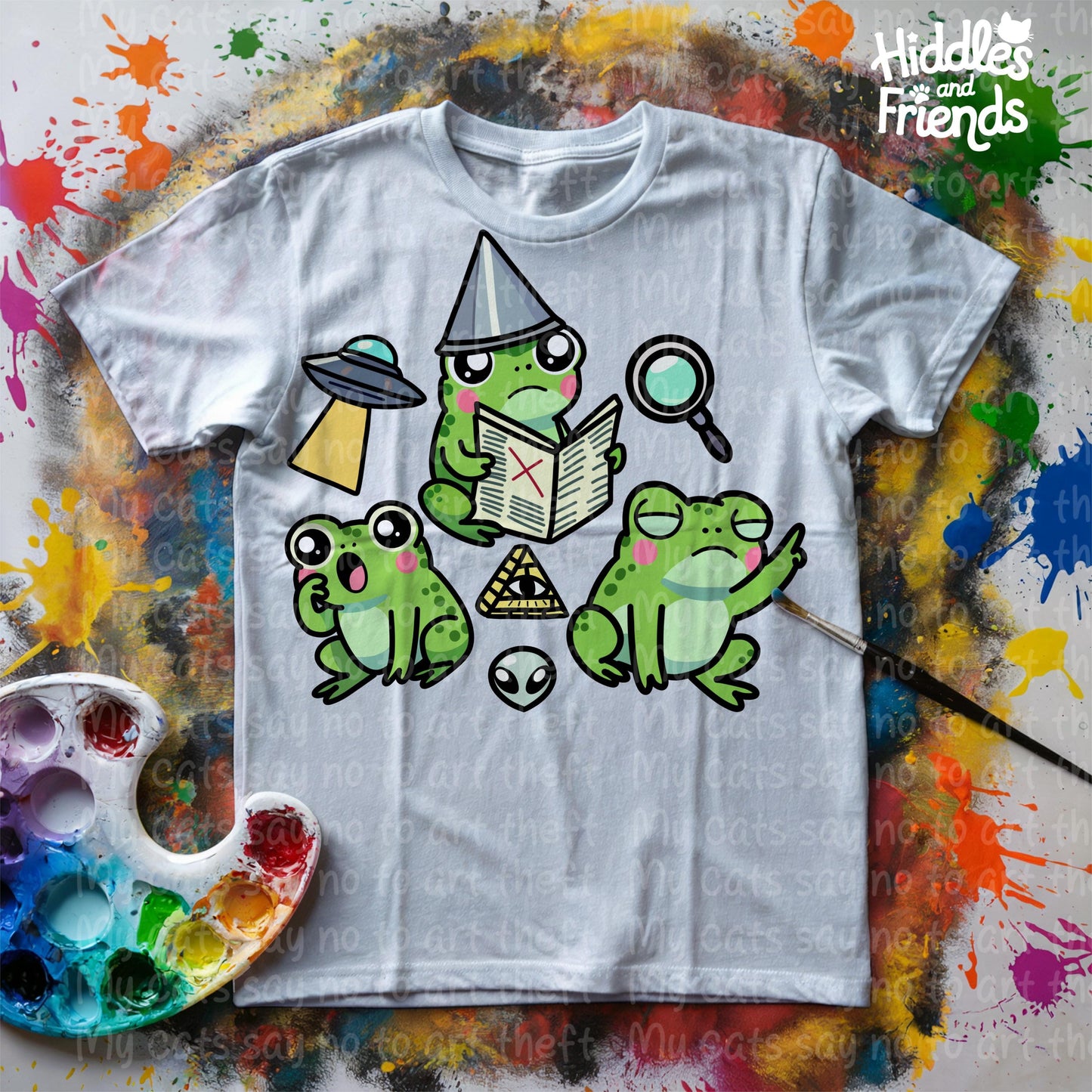 Conspiracy Frogs: Trust No One - Frog Clipart