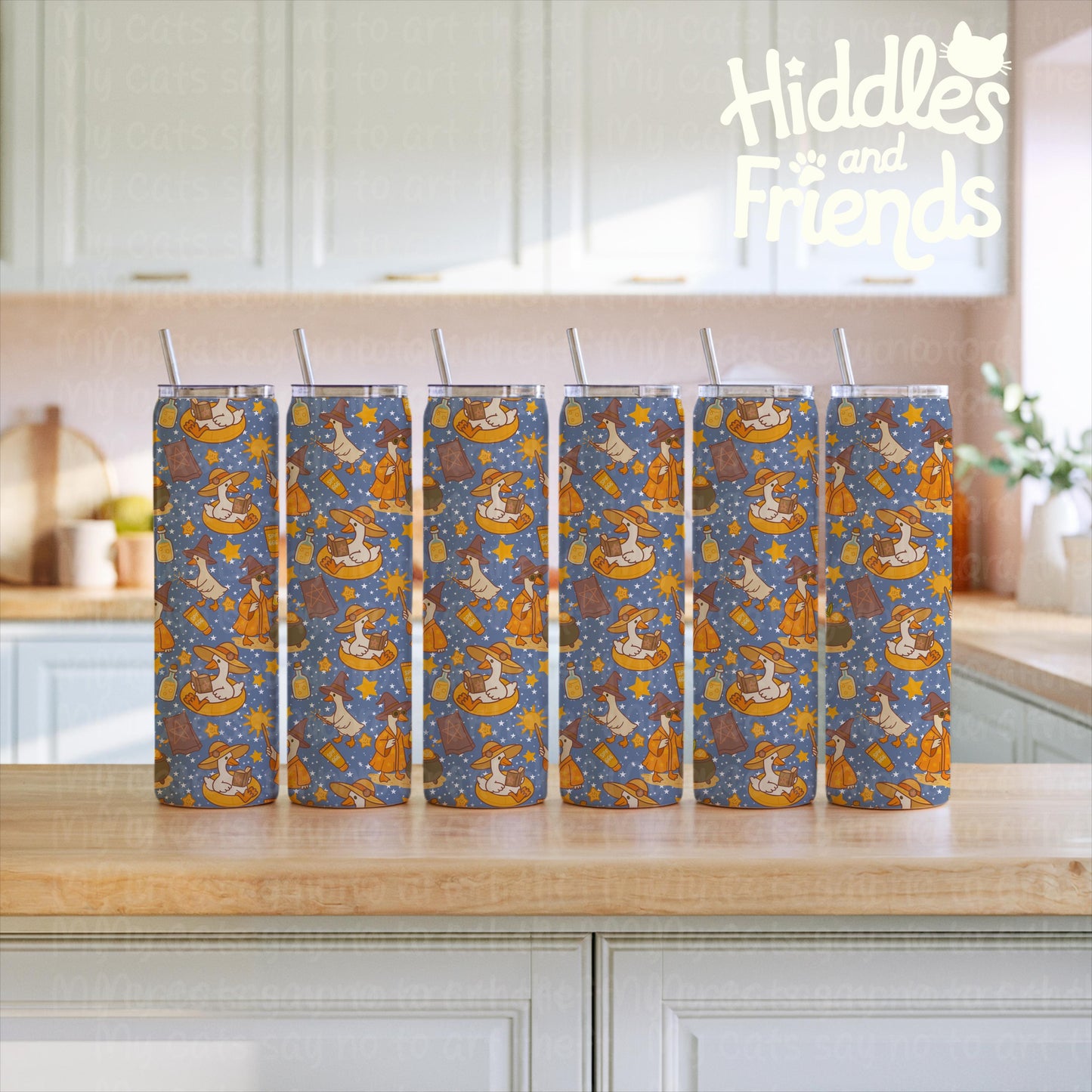 Witchy Spell Geese Seamless File