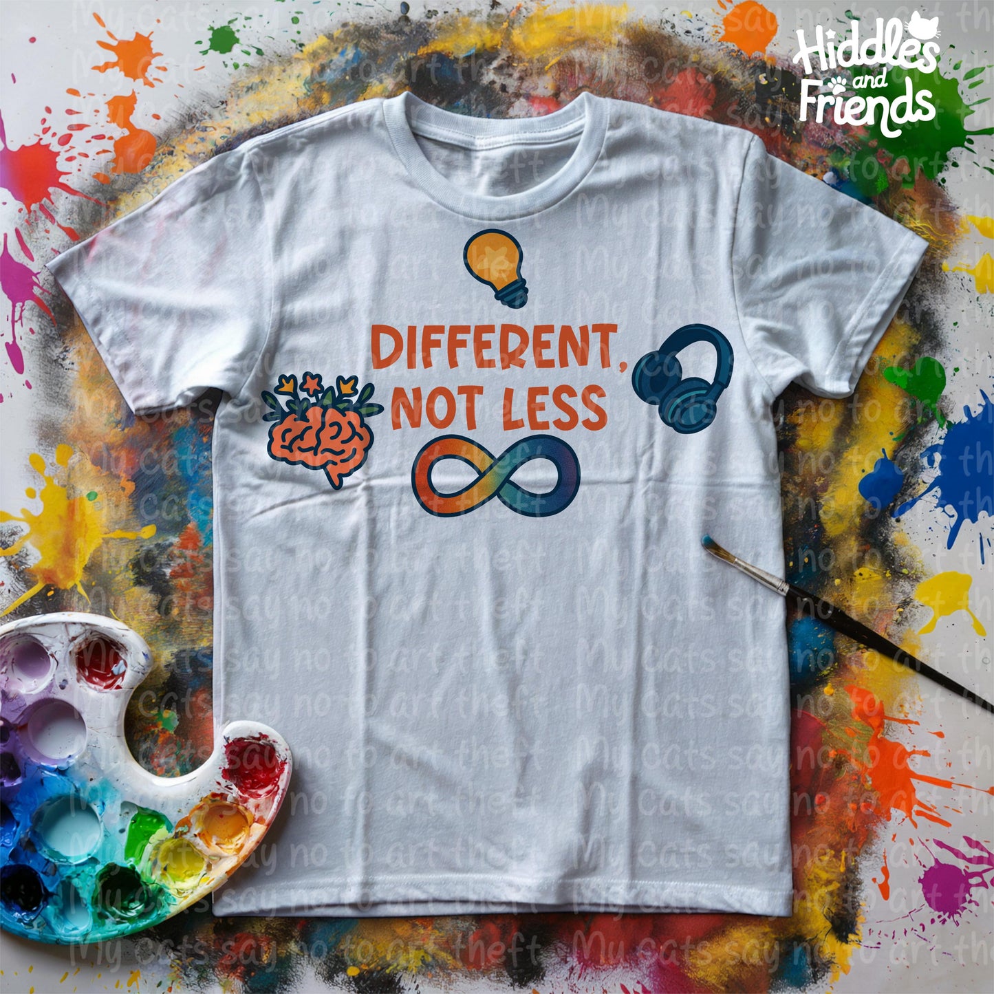 Autism Acceptance Sticker - Different Not Less