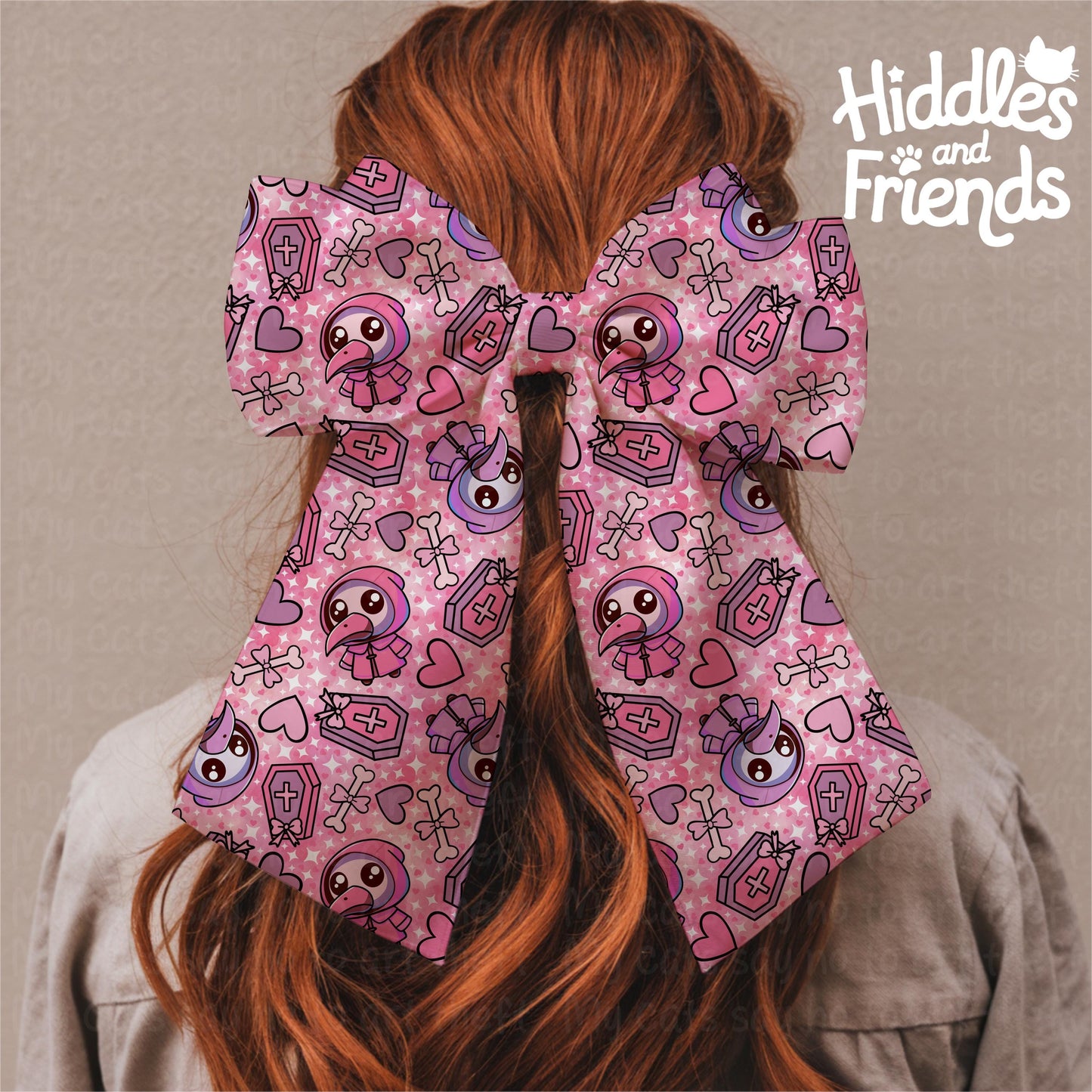 Pink Plague Doctor Seamless