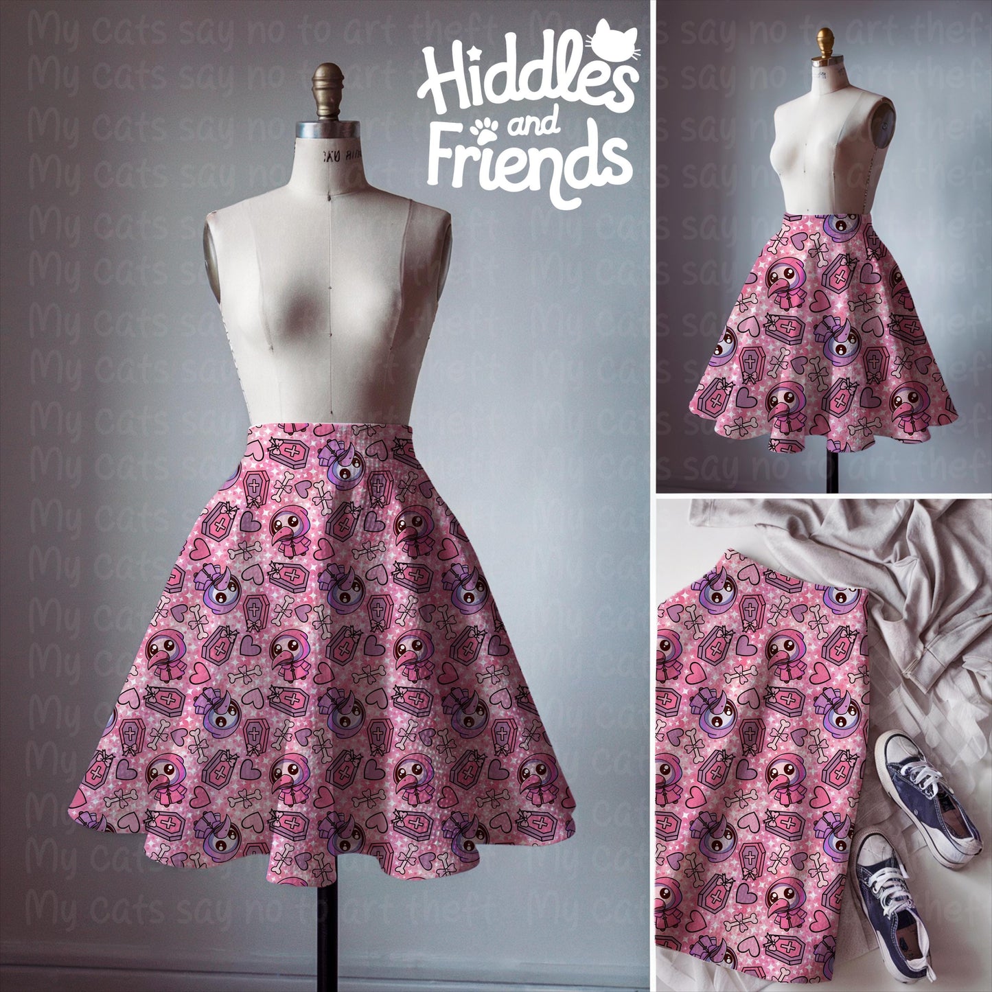 Pink Plague Doctor Seamless