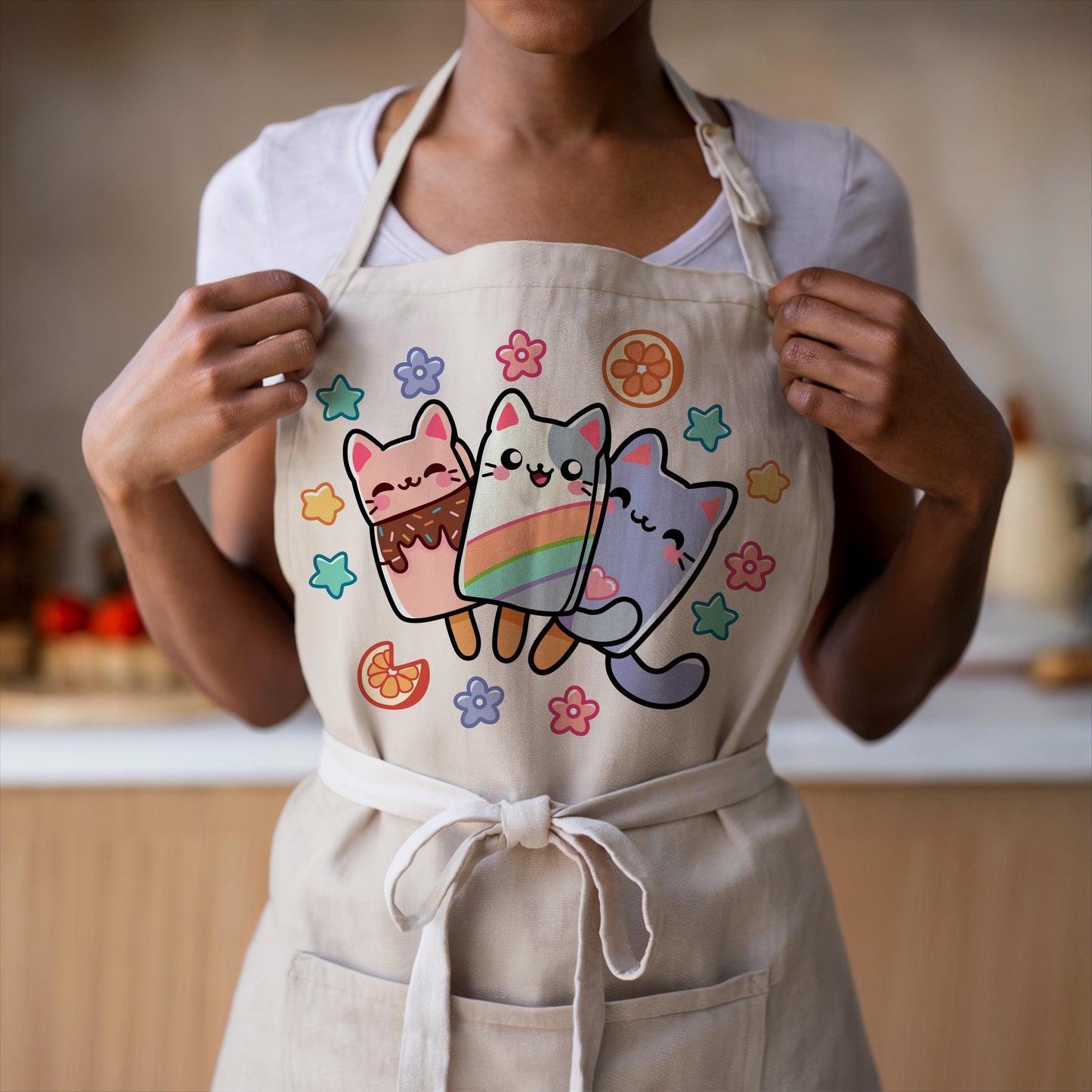 Kawaii Popsicle Cats Digital Sticker